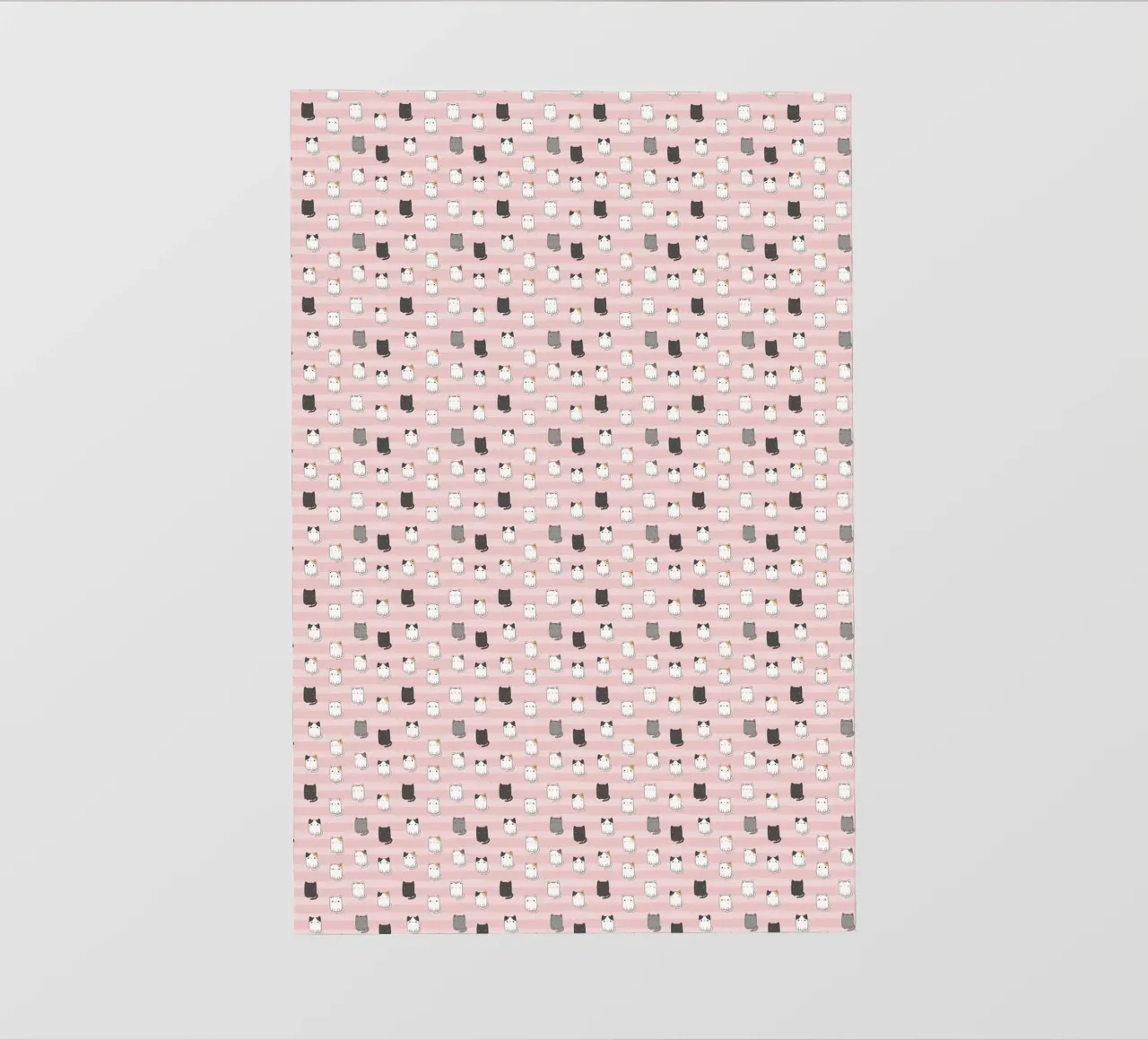 Modello di gattino per bambini telo in pvc da The joy of home