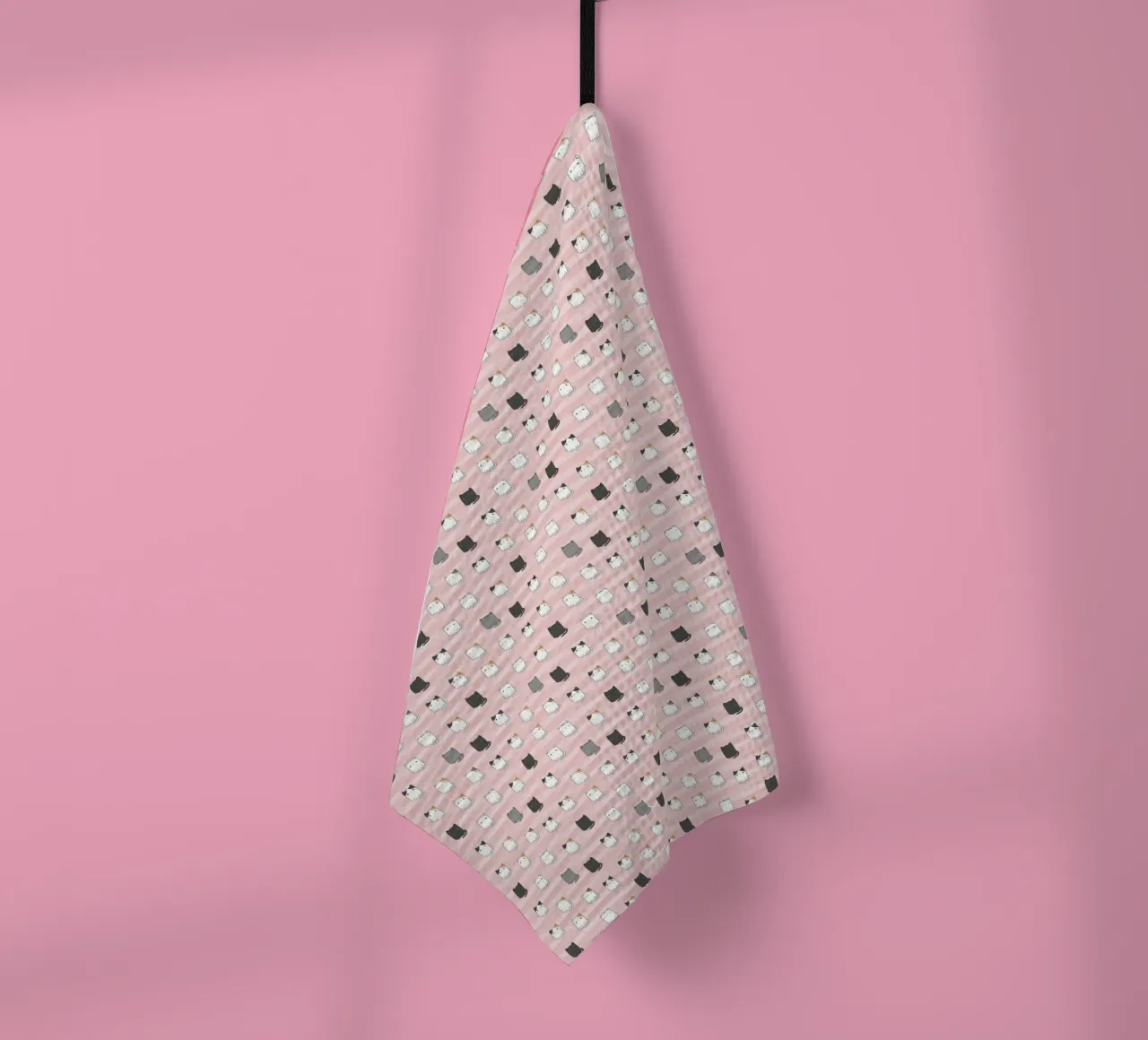 Modello di gattino per bambini canovaccio da cucina da The joy of home