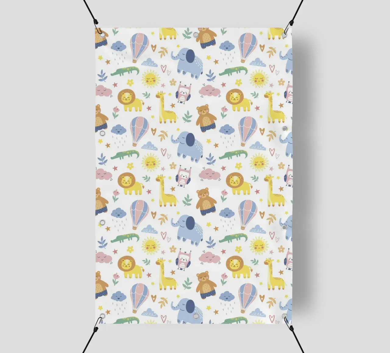 Modello di animale per bambini telo in pvc da The joy of home