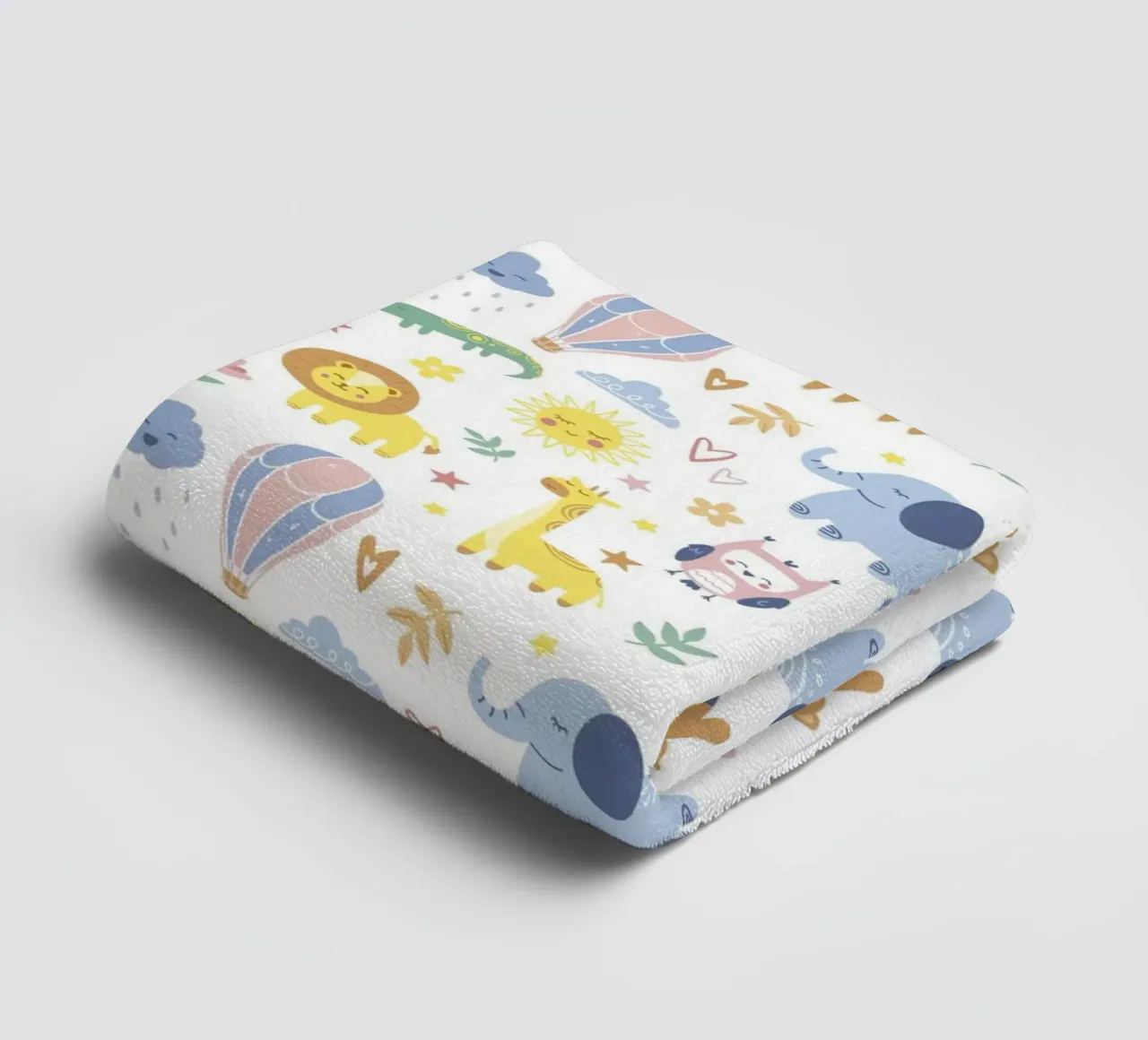 Modello di animale per bambini asciugamano da bagno da The joy of home