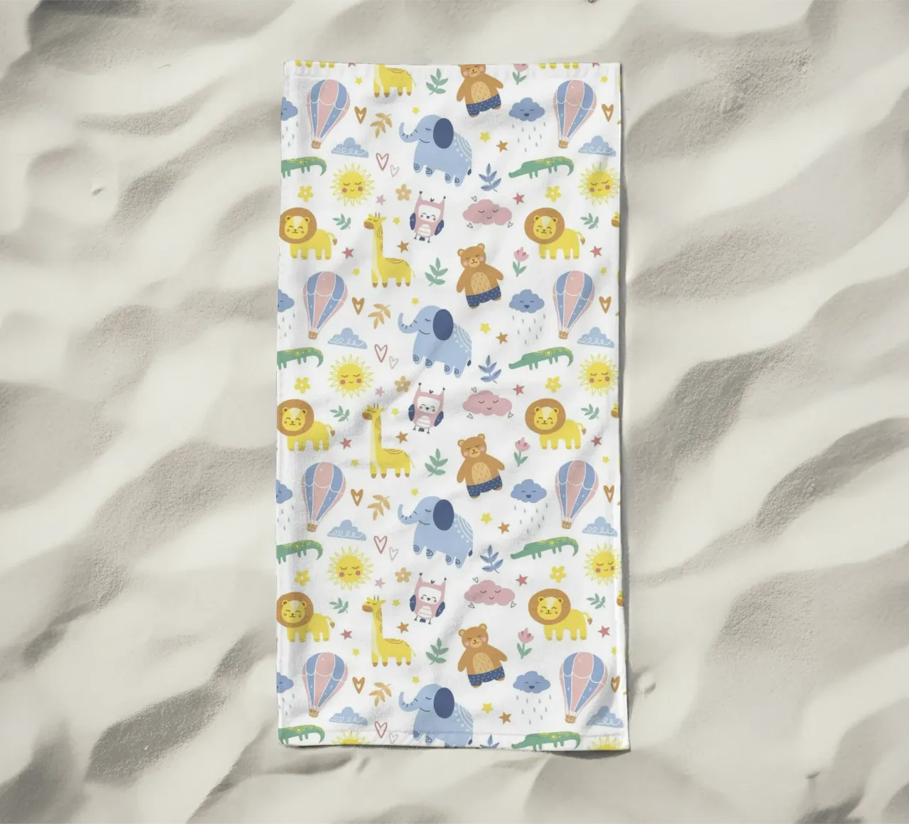Modello di animale per bambini telo mare da The joy of home