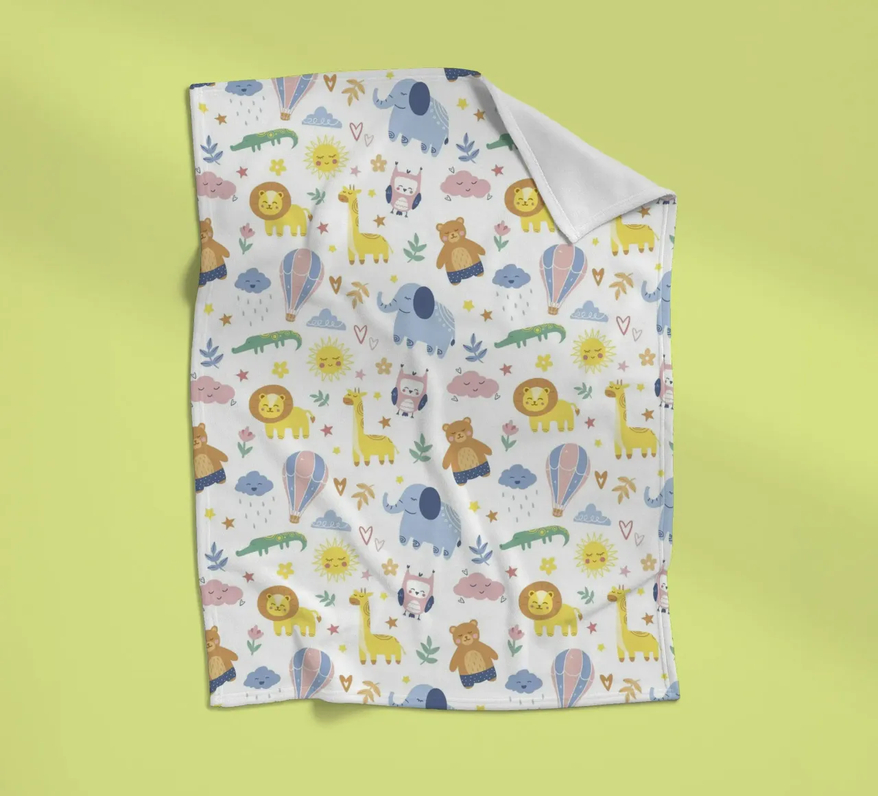 Modello di animale per bambini coperta in pile da The joy of home