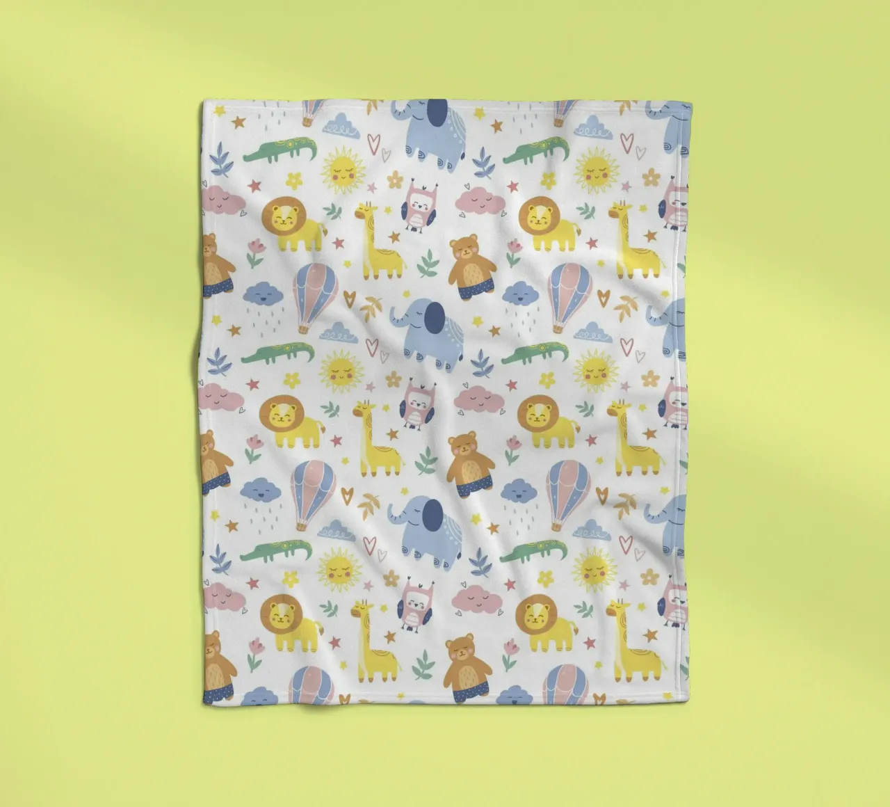 Modello di animale per bambini coperta in pile da The joy of home