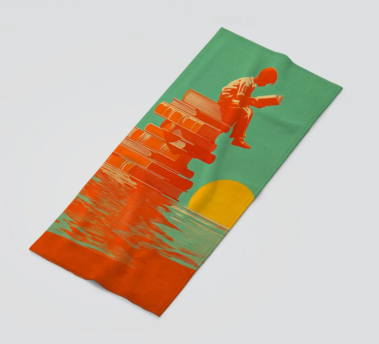 Reading Boy N0 02 telo mare da lazydaypaper