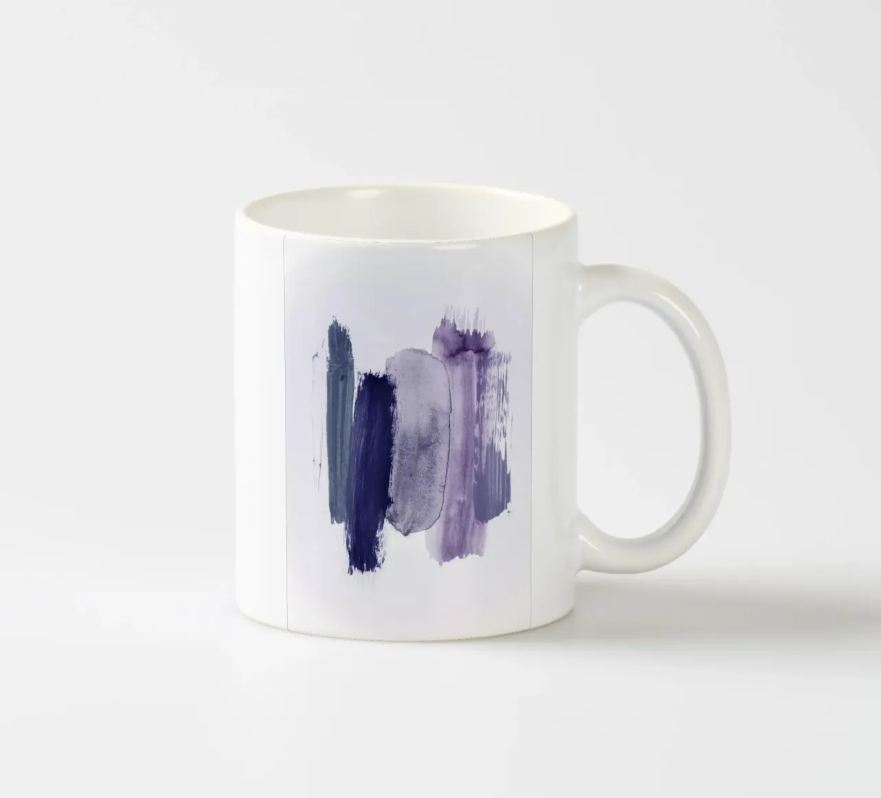 abstract aquarelle - shades of early MORNINGS tazza in ceramica da Studio Nahili