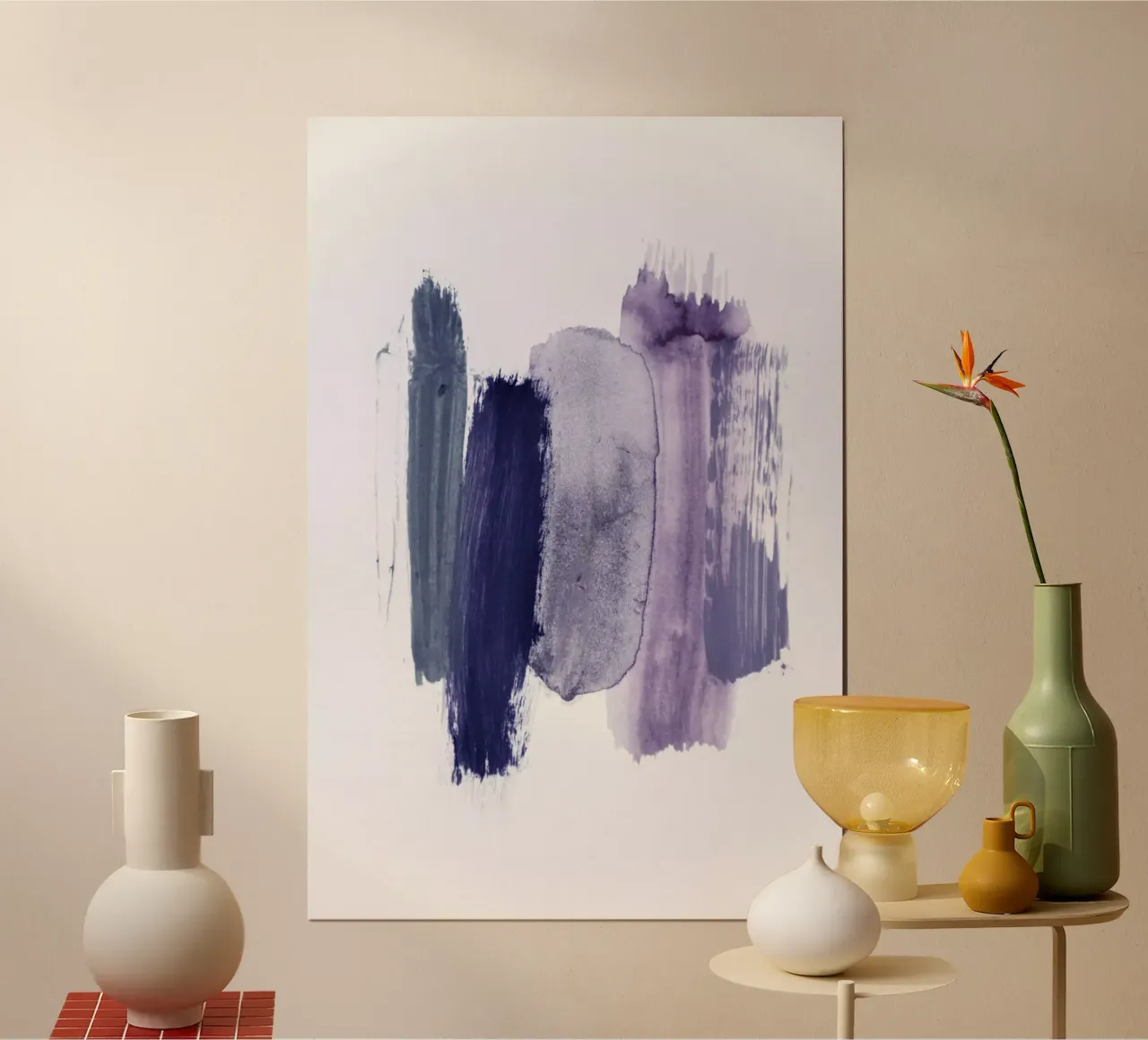 abstract aquarelle - shades of early MORNINGS poster da Studio Nahili