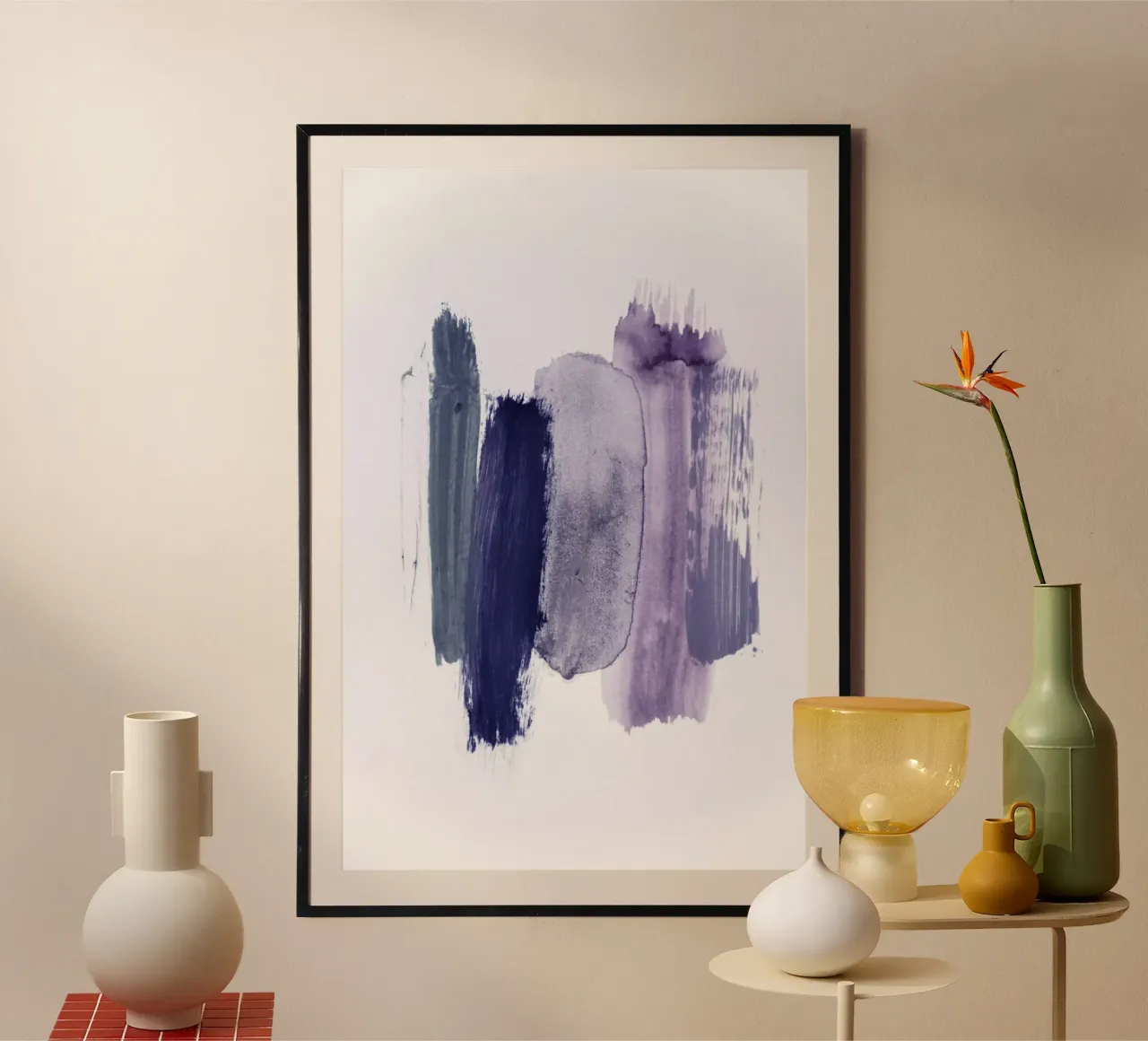 abstract aquarelle - shades of early MORNINGS poster da Studio Nahili