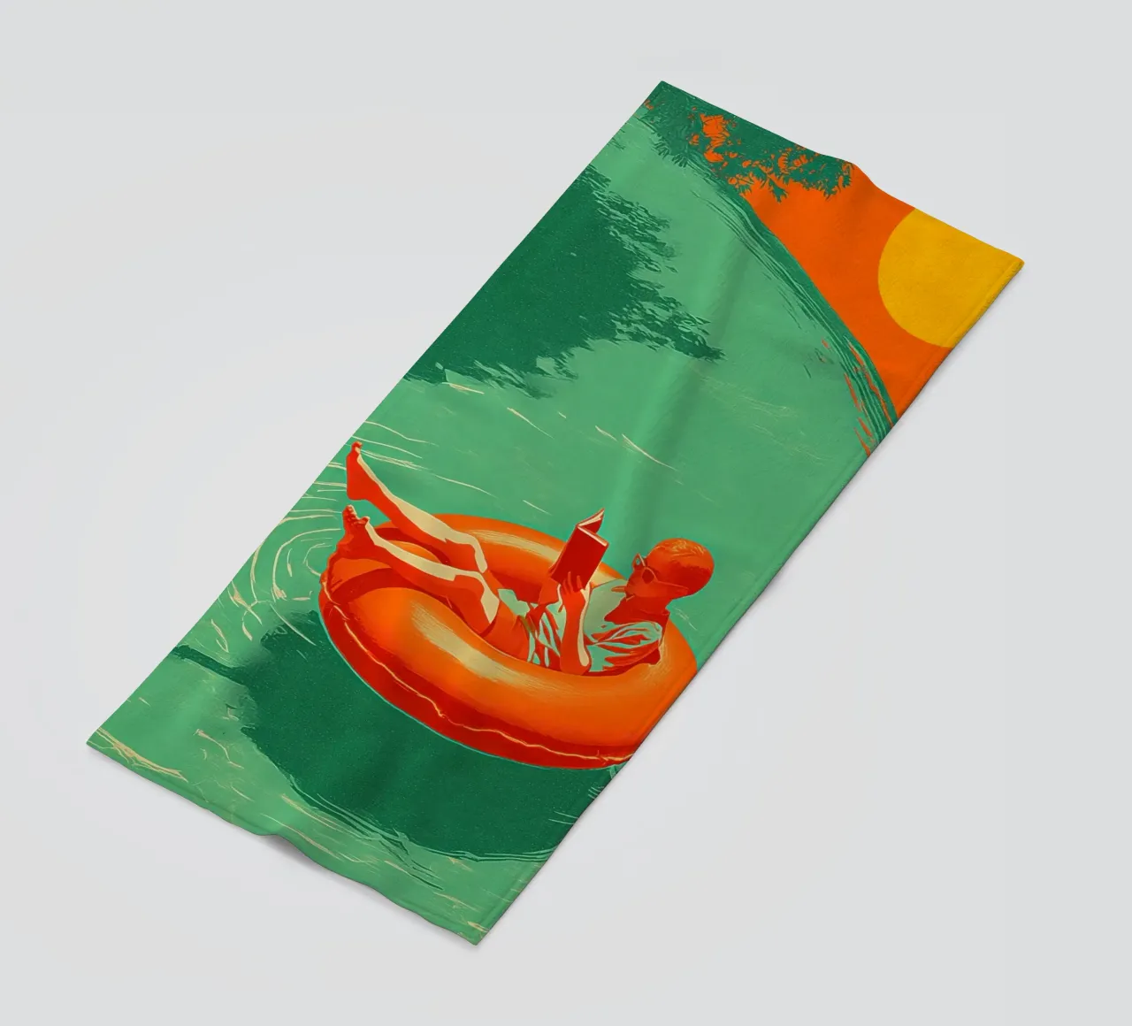 Reading Boy No 03 telo mare da lazydaypaper