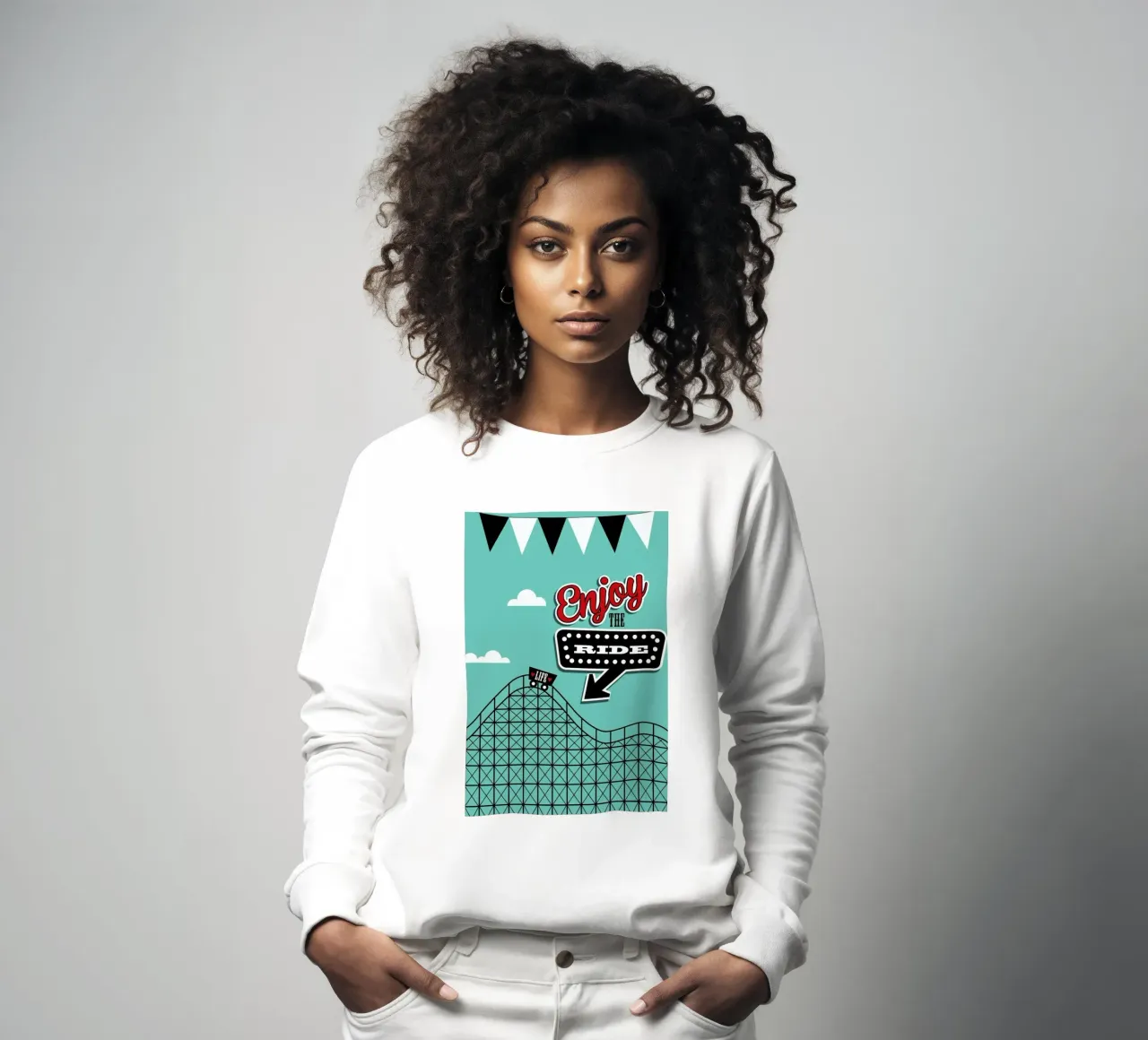 Enjoy sweatshirt van Trabolt Design