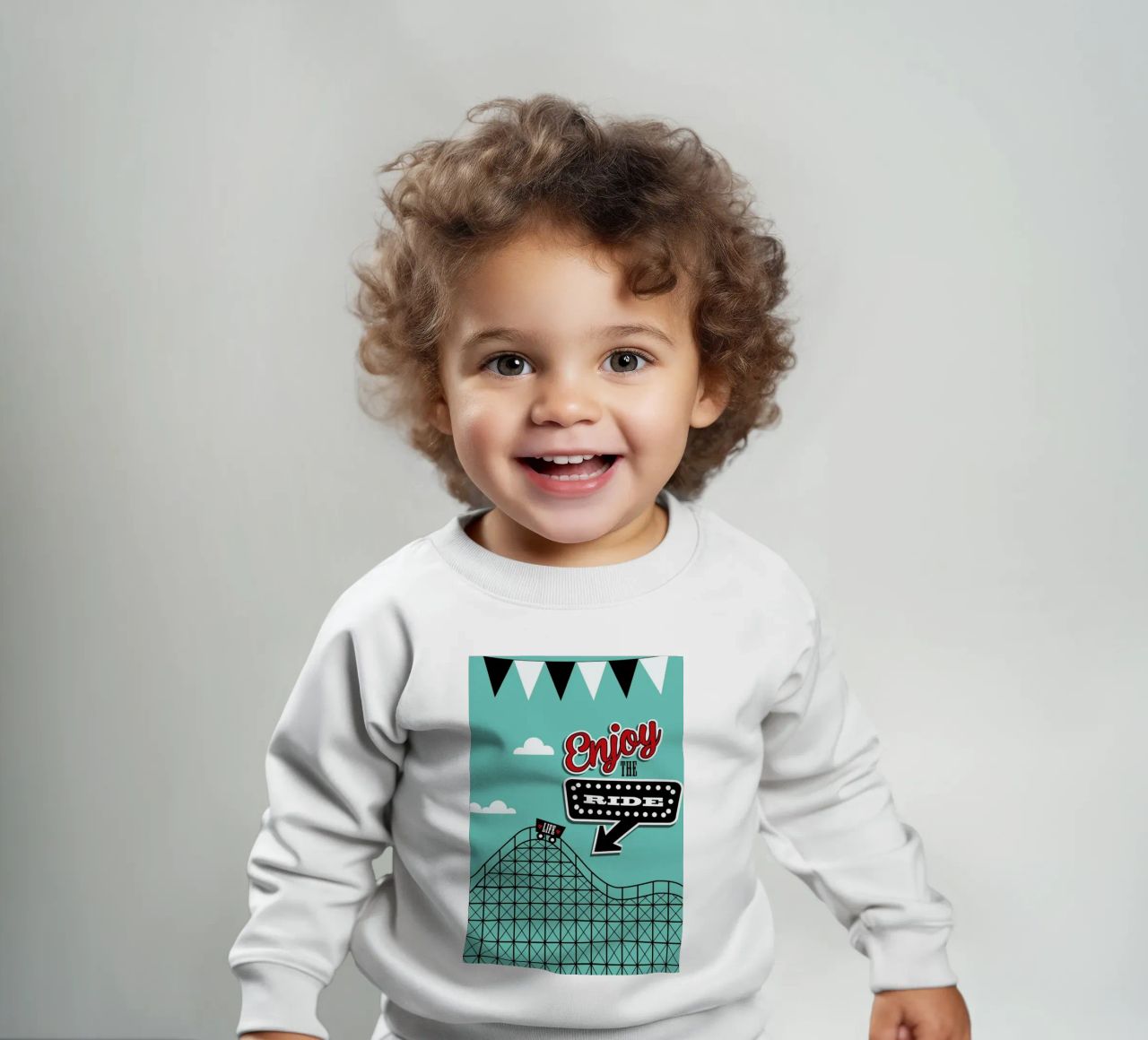 Enjoy felpa neonato da Trabolt Design