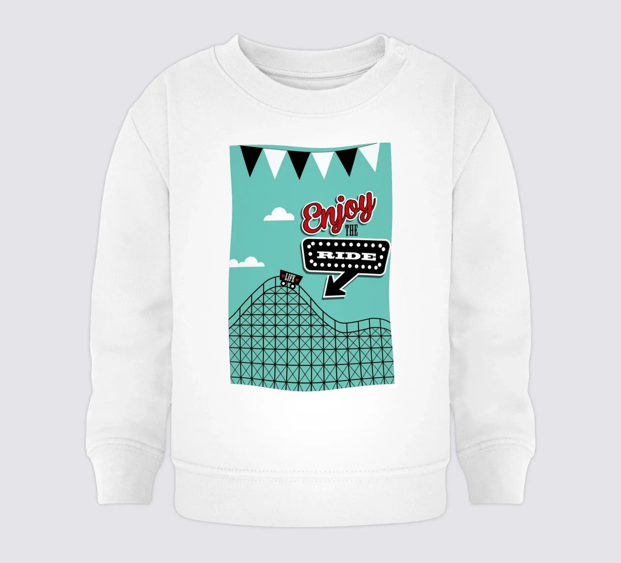Enjoy felpa neonato da Trabolt Design