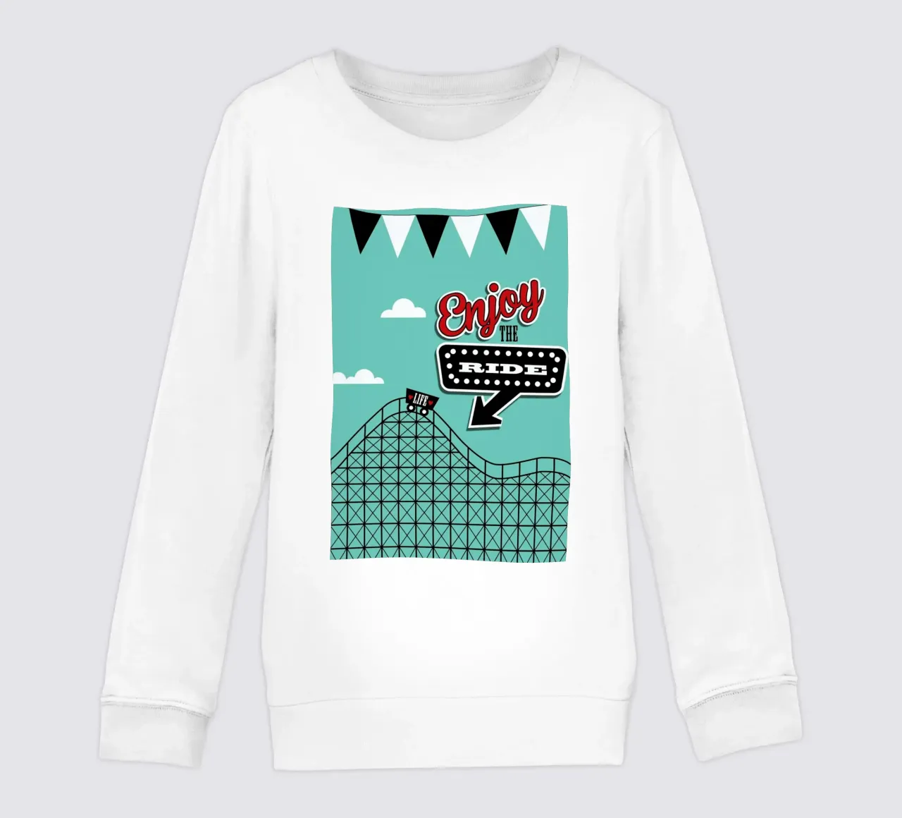 Enjoy felpa bambino da Trabolt Design