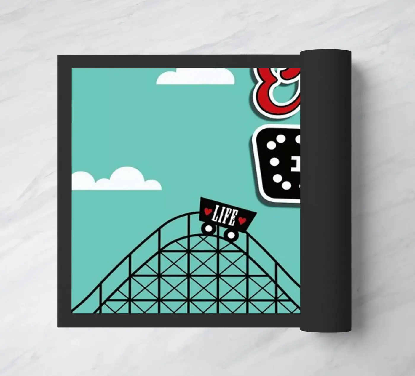 Enjoy deurmat van Trabolt Design