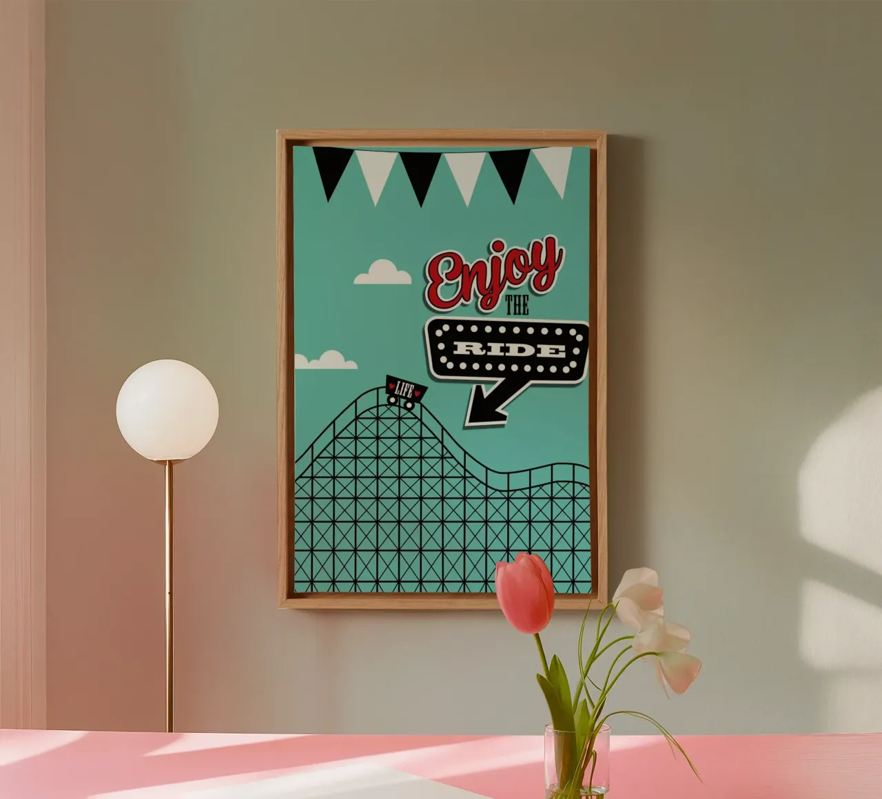 Enjoy tela con Cornice a cassetta da Trabolt Design