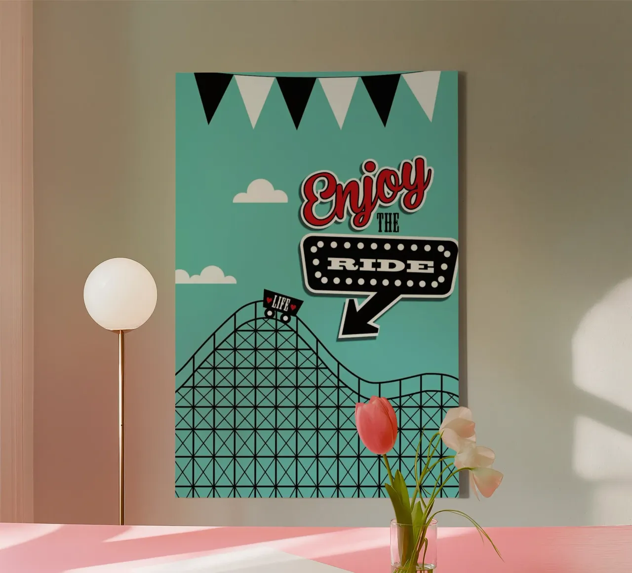 Enjoy tela con Cornice a cassetta da Trabolt Design