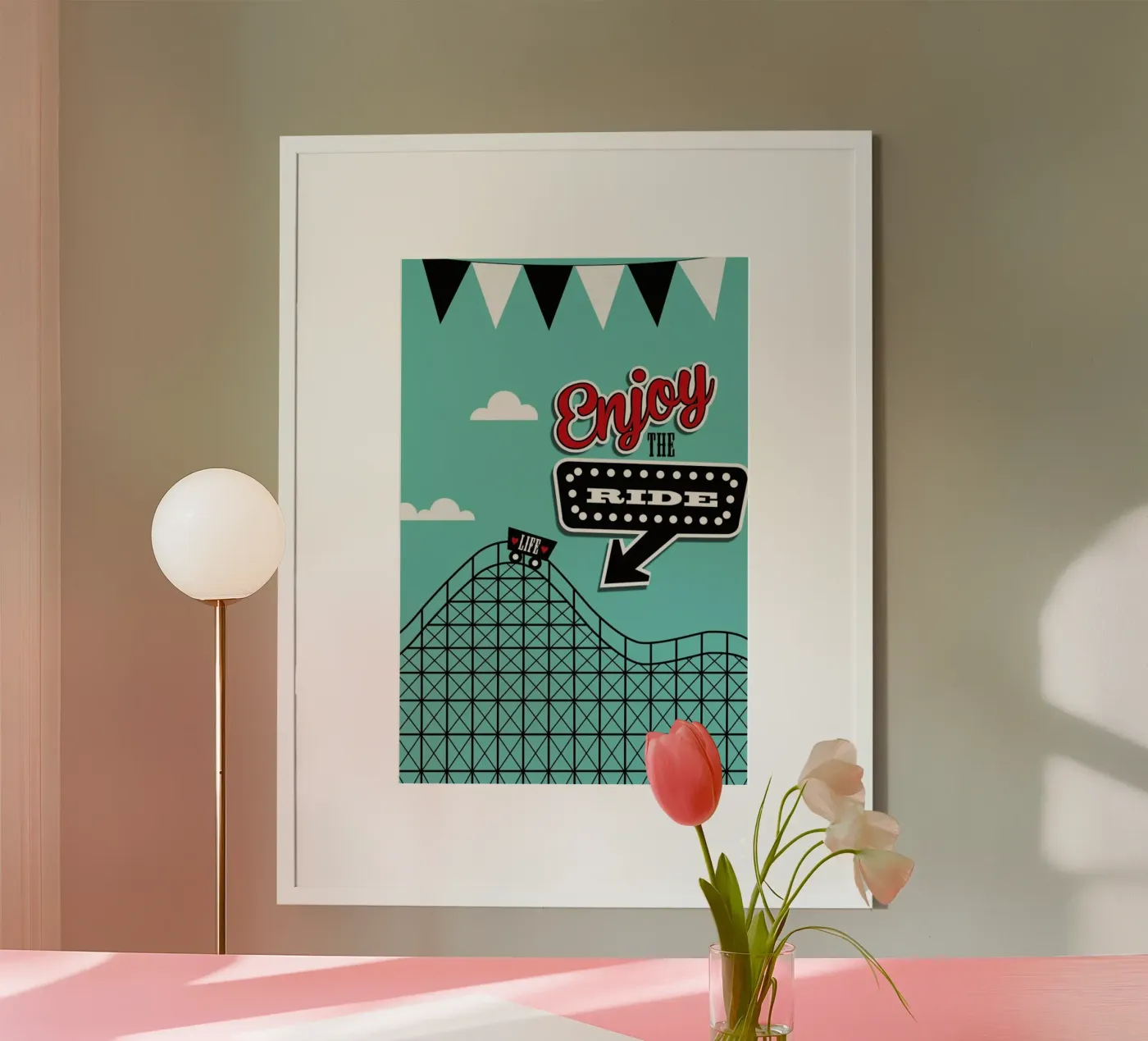 Enjoy Poster von Trabolt Design
