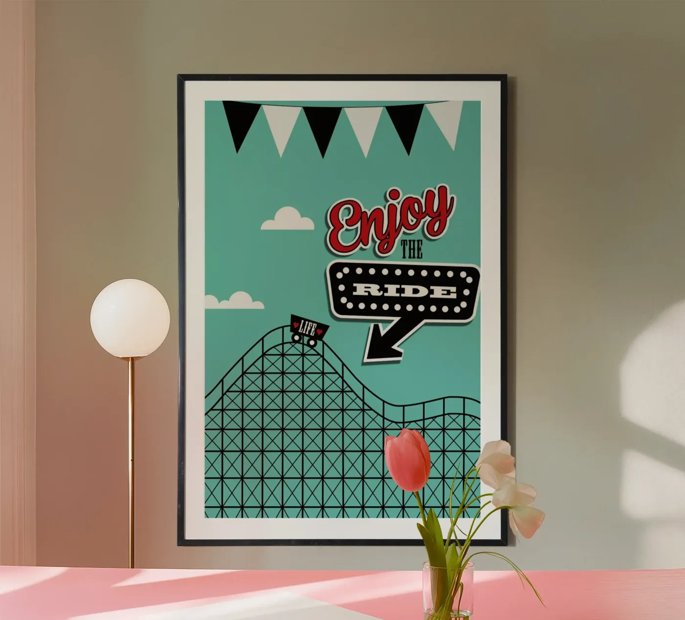 Enjoy poster van Trabolt Design
