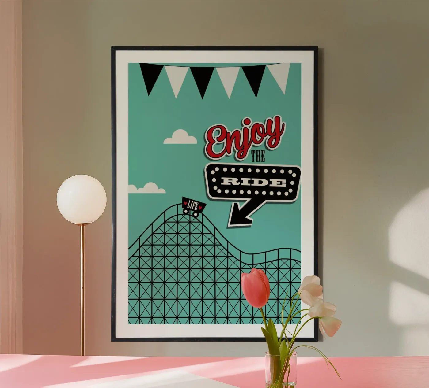 Enjoy Poster von Trabolt Design