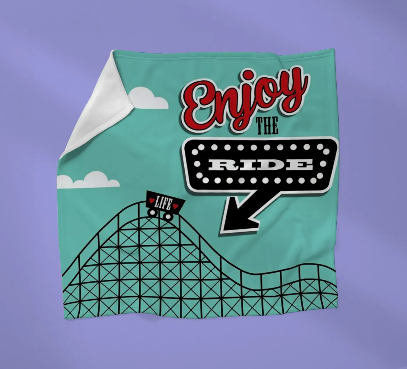Enjoy fleecedeken van Trabolt Design