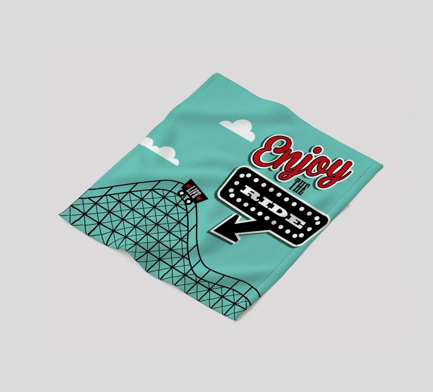 Enjoy fleecedeken van Trabolt Design