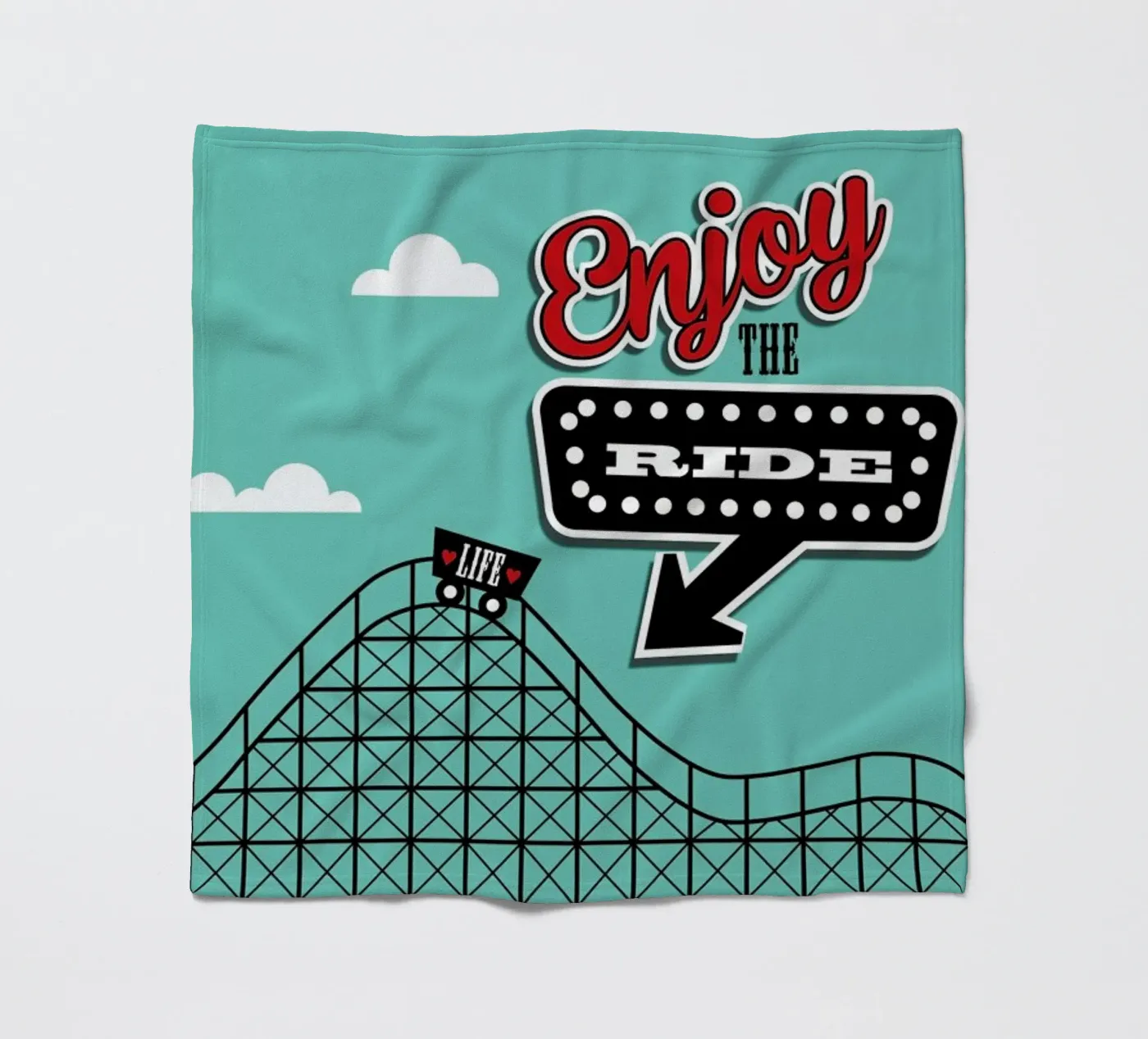 Enjoy fleecedeken van Trabolt Design