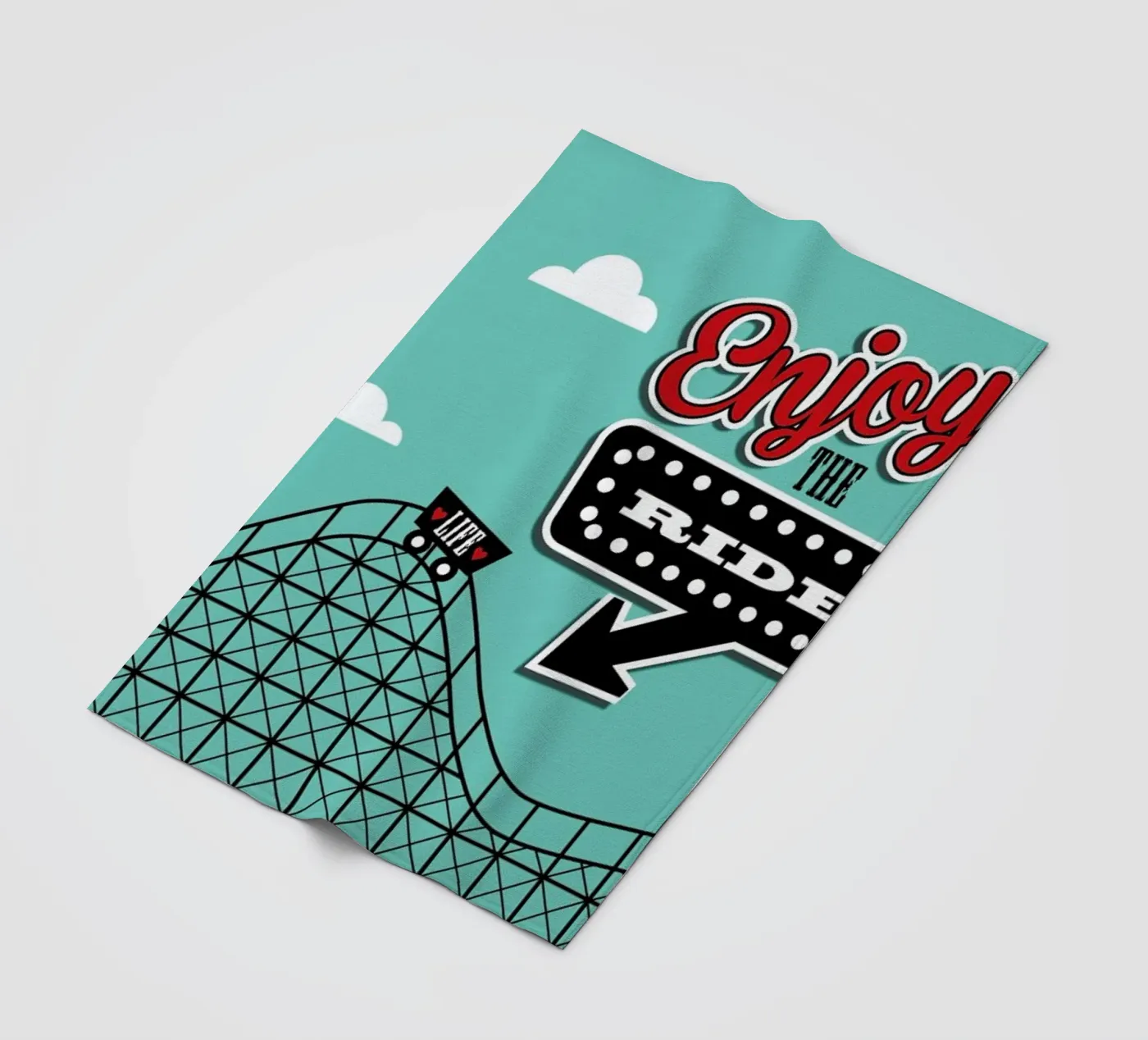 Enjoy fleecedeken van Trabolt Design