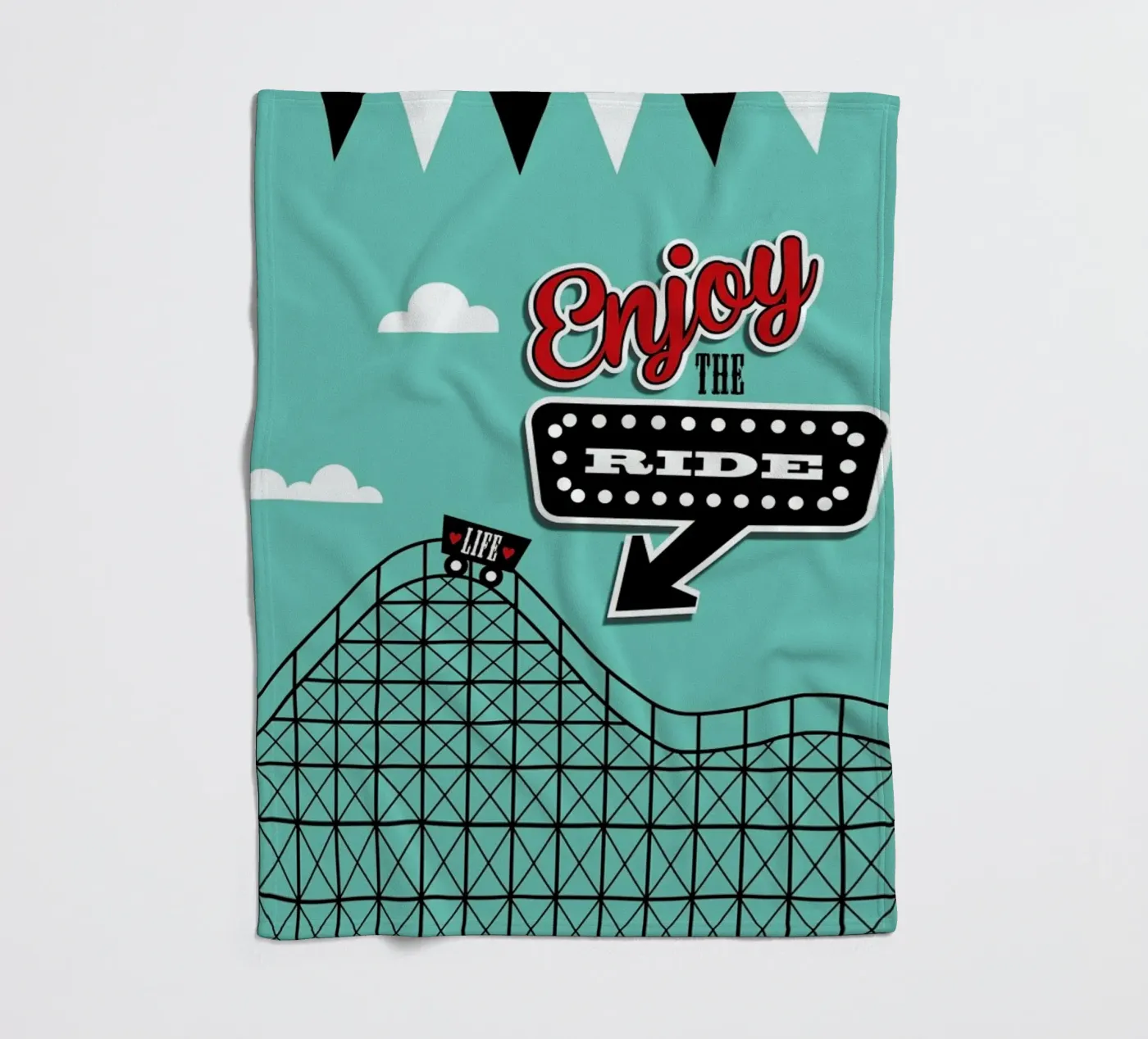 Enjoy fleecedeken van Trabolt Design