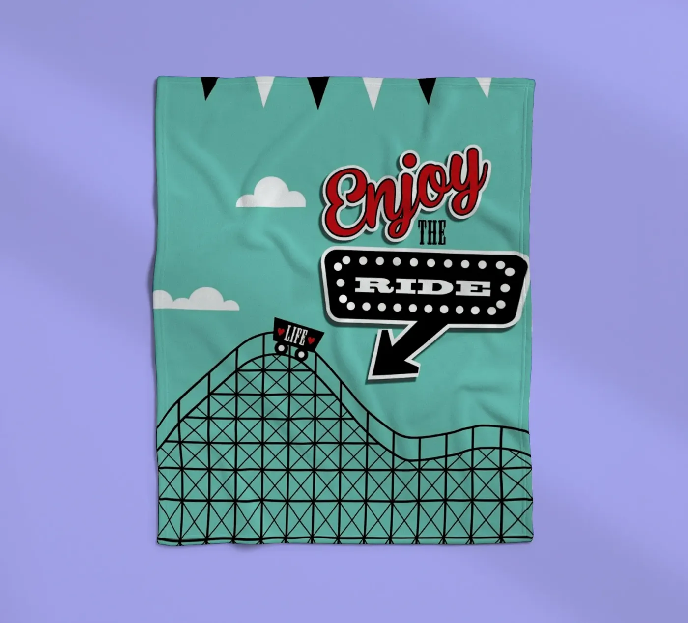 Enjoy fleecedeken van Trabolt Design