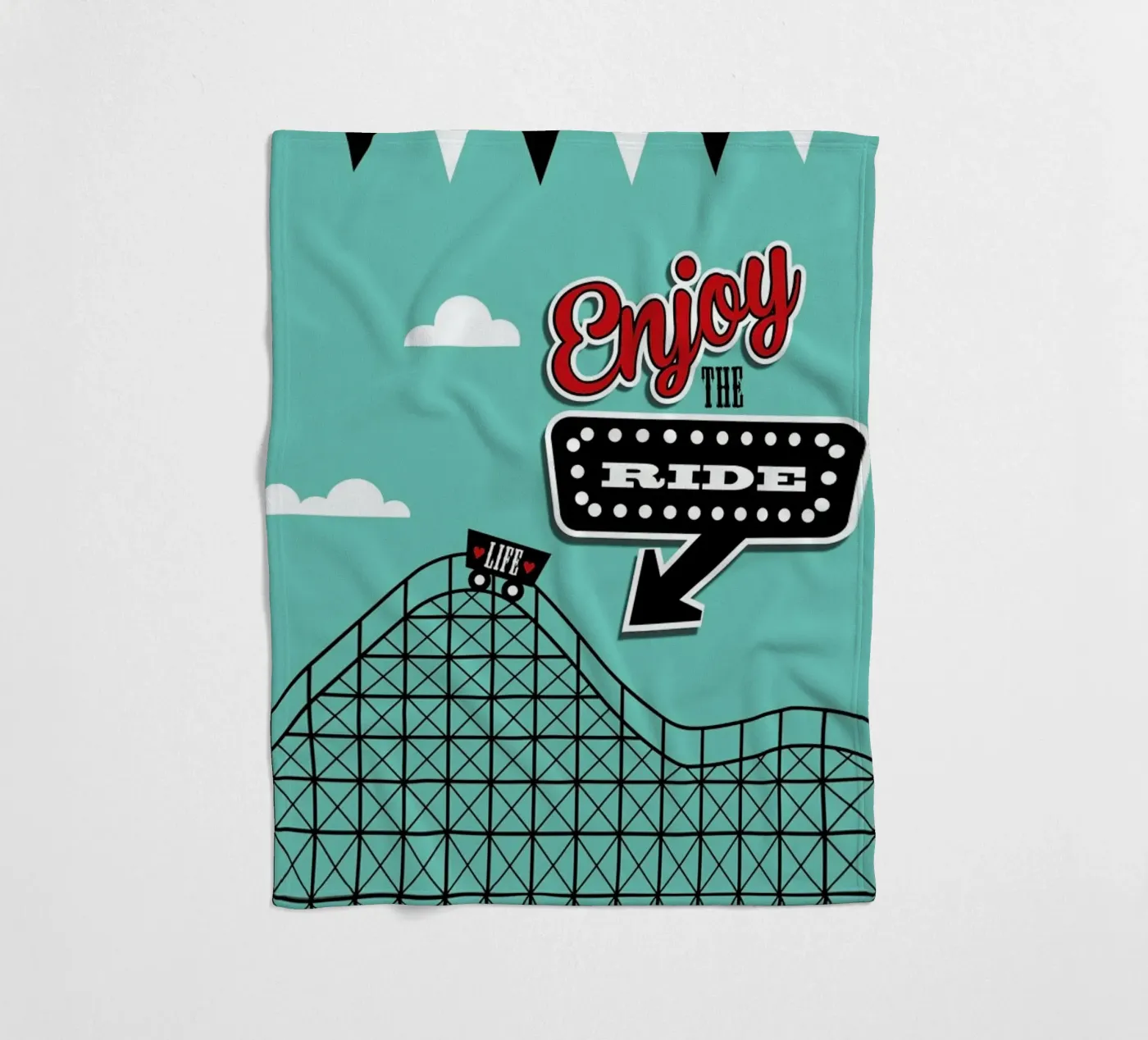 Enjoy fleecedeken van Trabolt Design
