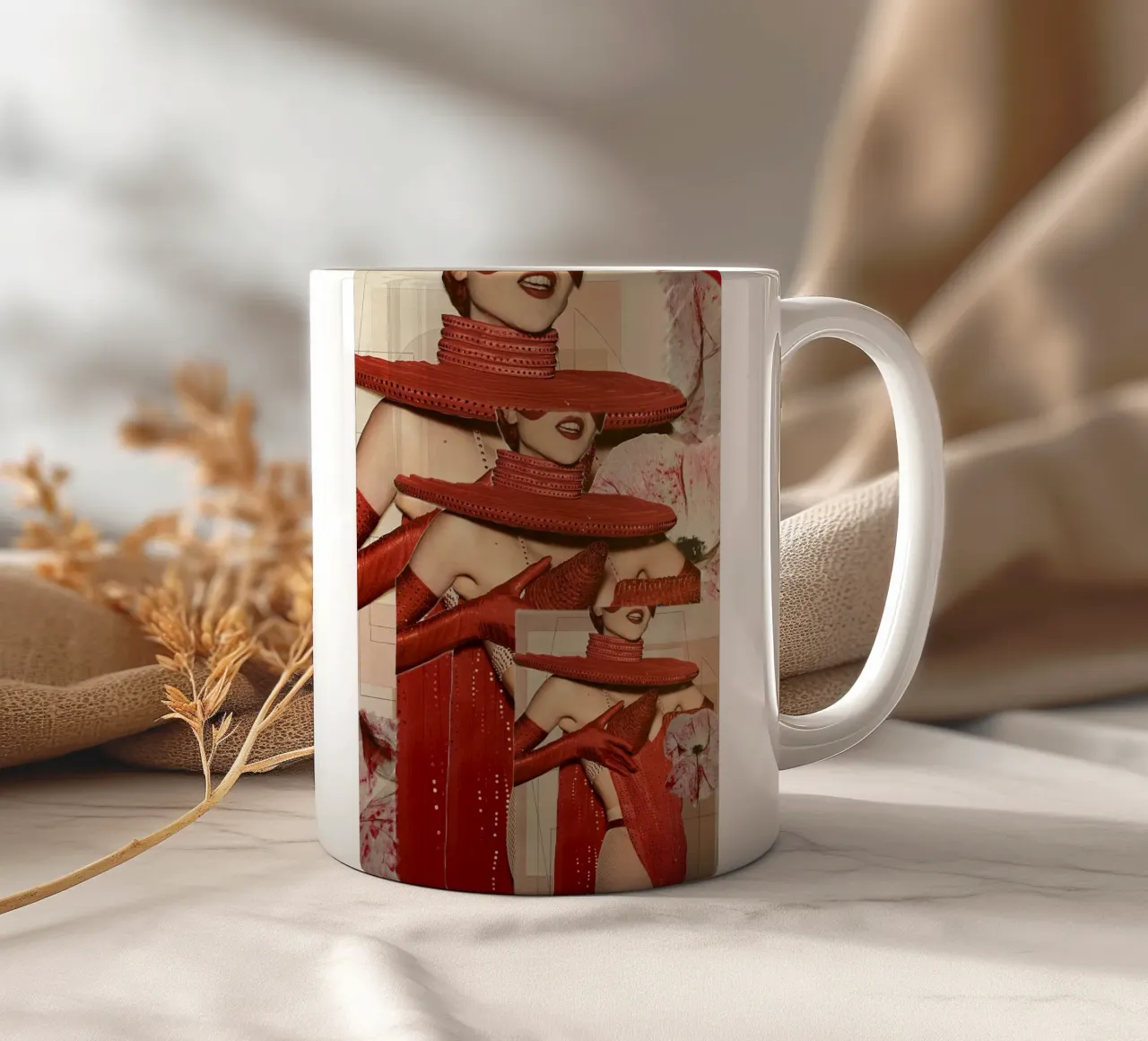 Madonna tazza in ceramica da dekonstruktiv