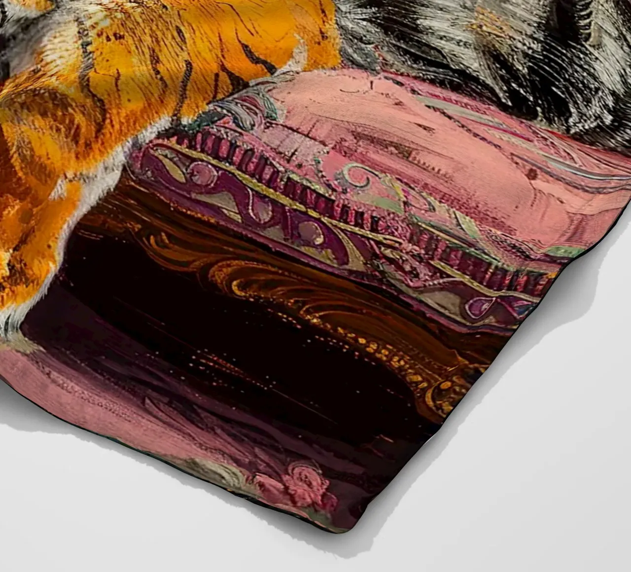 Olio botanico rilassante Tiger Jungle Sleep Sofa coperta in pile da Euphoria Theresa