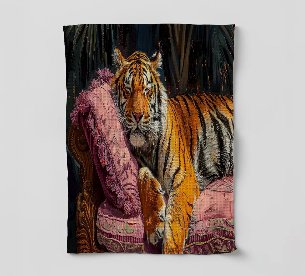 Olio botanico rilassante Tiger Jungle Sleep Sofa canovaccio da cucina da Euphoria Theresa