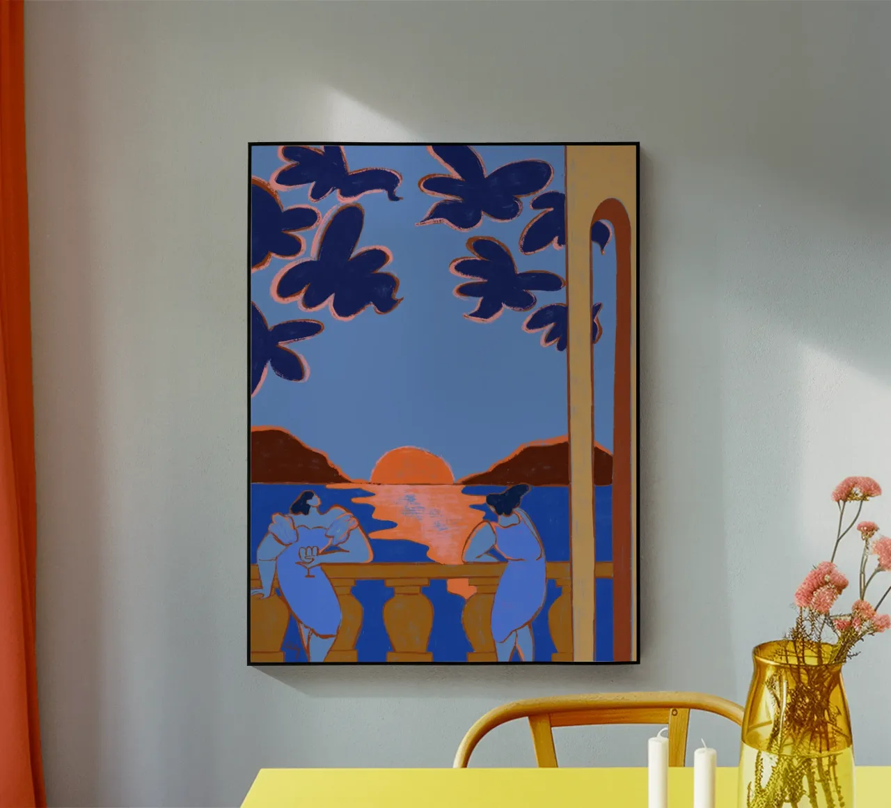 Conversazione al crepuscolo plexiglass da Arty Guava