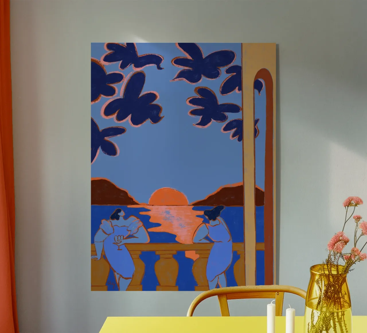 Conversazione al crepuscolo plexiglass da Arty Guava