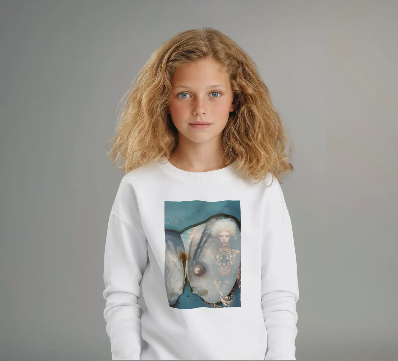 Medusa felpa bambino da dekonstruktiv