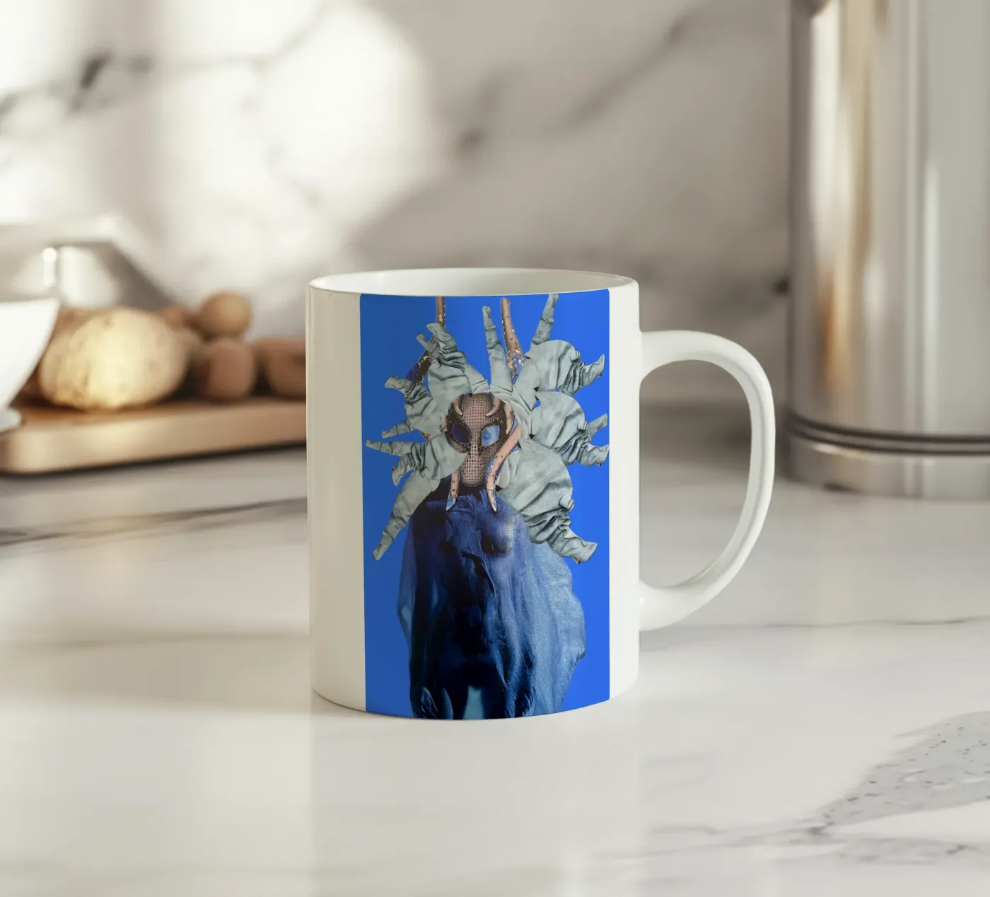 Monstera ceramic mug by dekonstruktiv