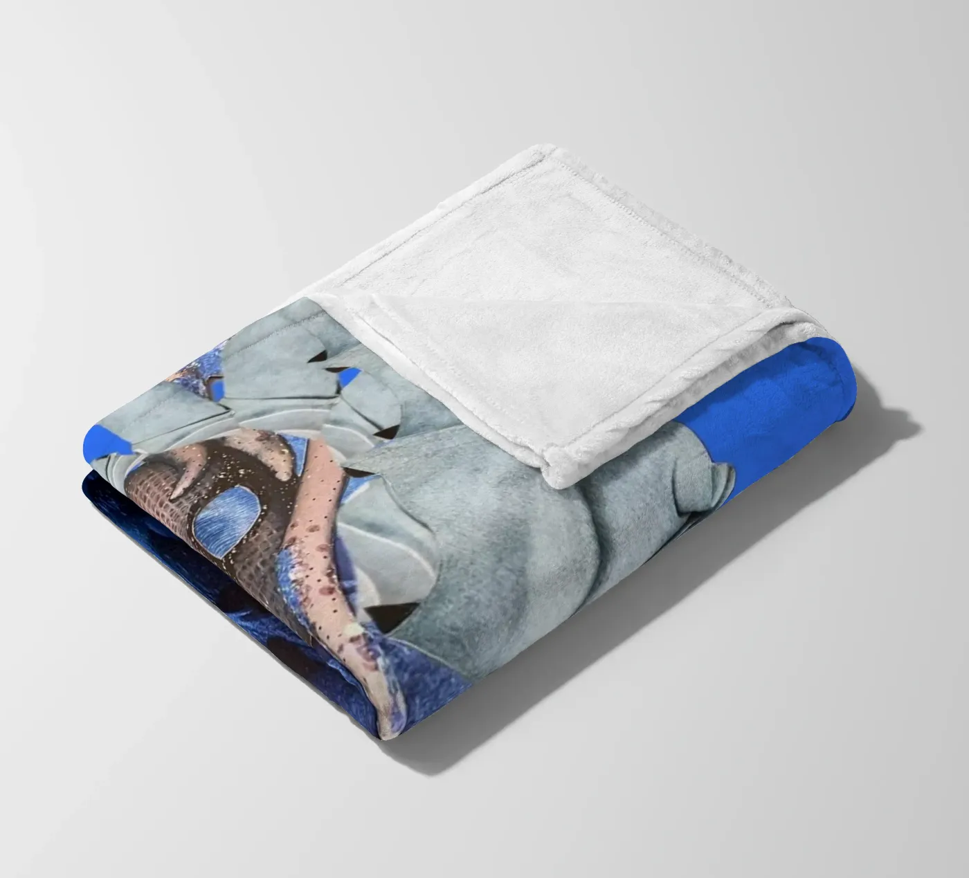 Monstera Fleecedecke von dekonstruktiv