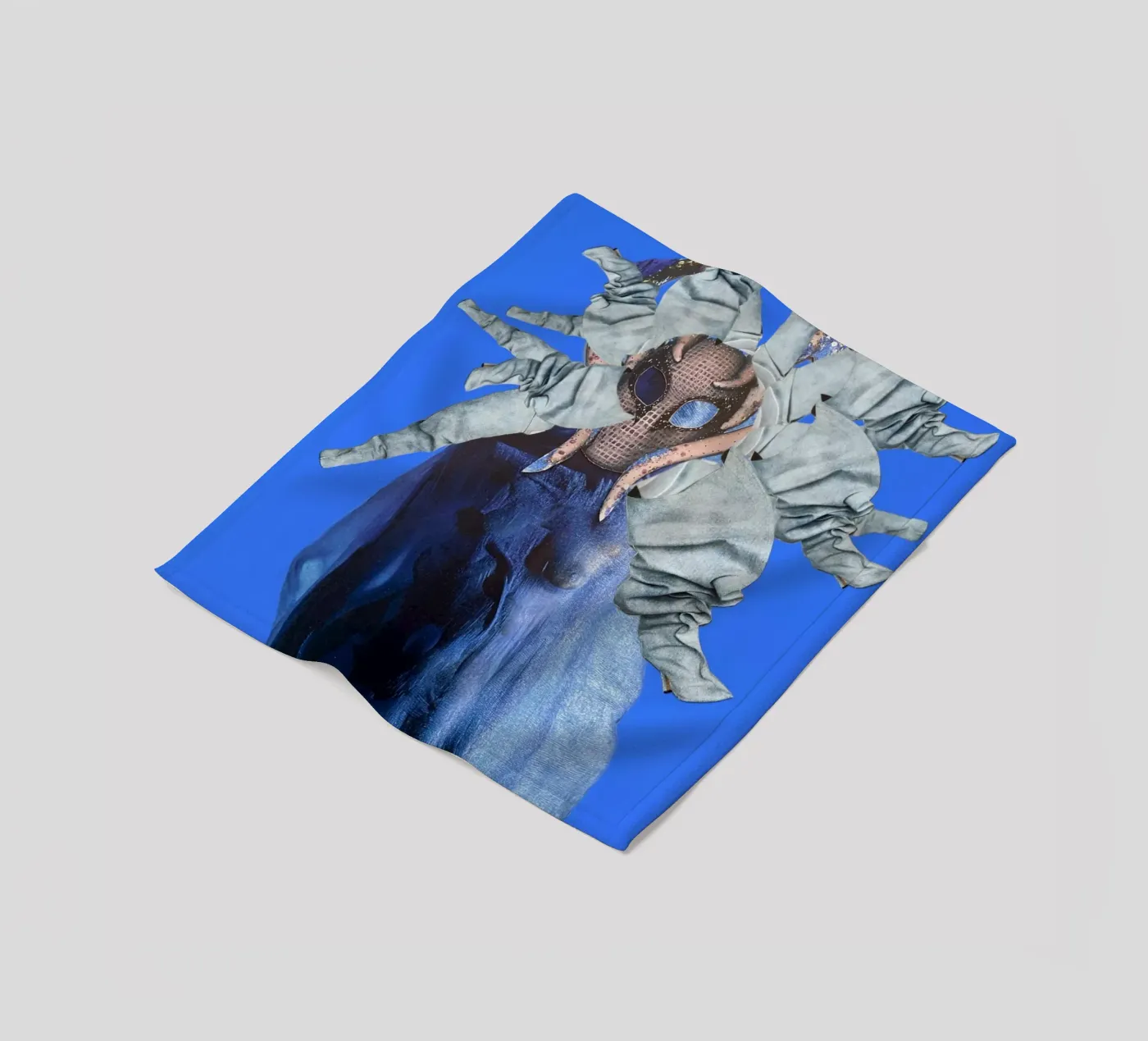 Monstera Fleecedecke von dekonstruktiv