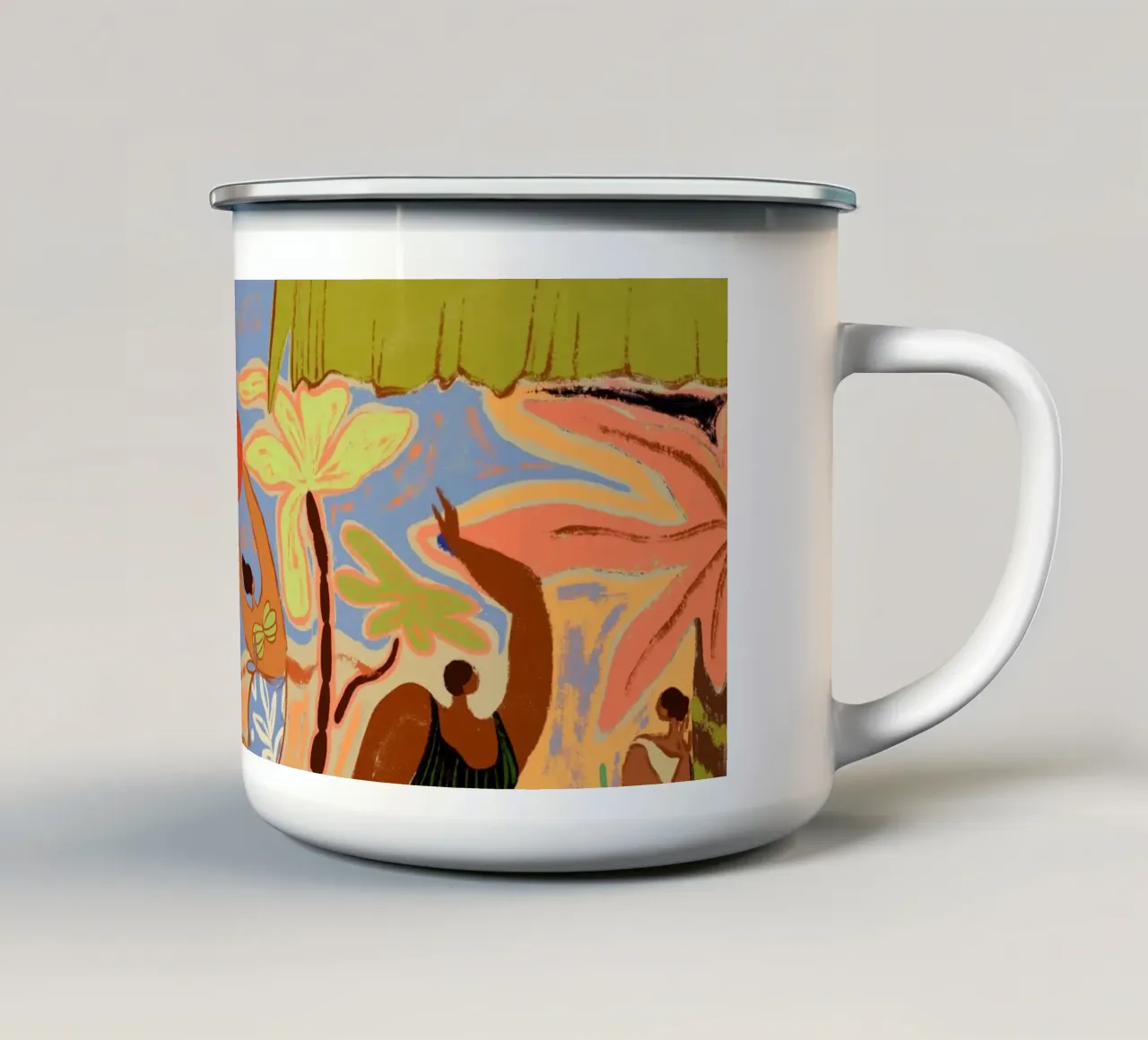 Mezza estate in movimento tazza in smalto da Arty Guava