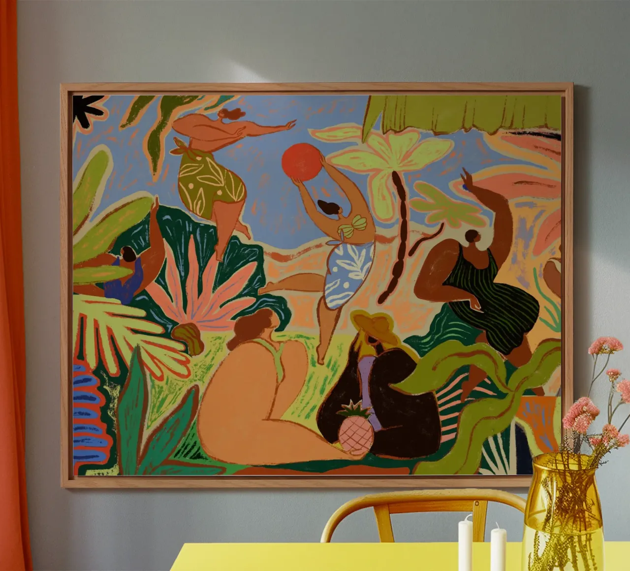 Midsummer in Motion alu-dibond by Arty Guava