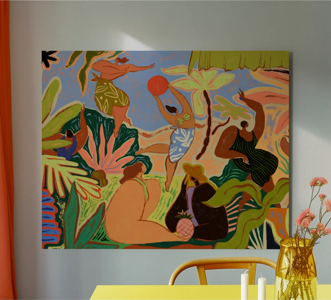 Midsummer in Motion alu-dibond by Arty Guava