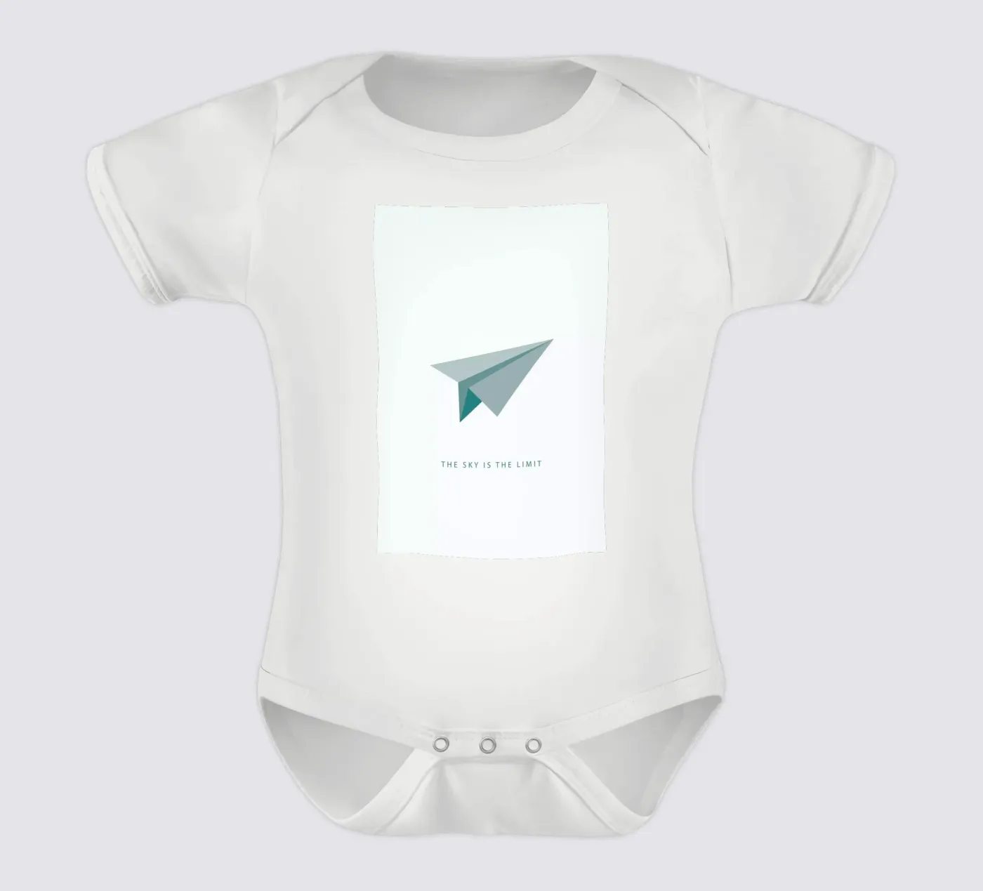 Fly short-sleeve baby romper by Trabolt Design
