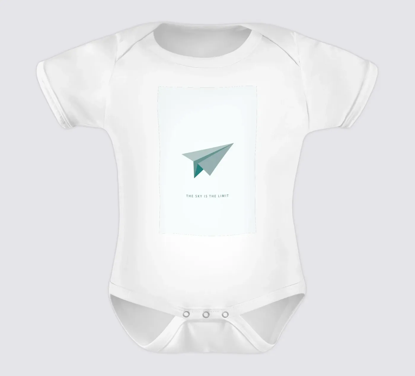 Fly short-sleeve baby romper by Trabolt Design