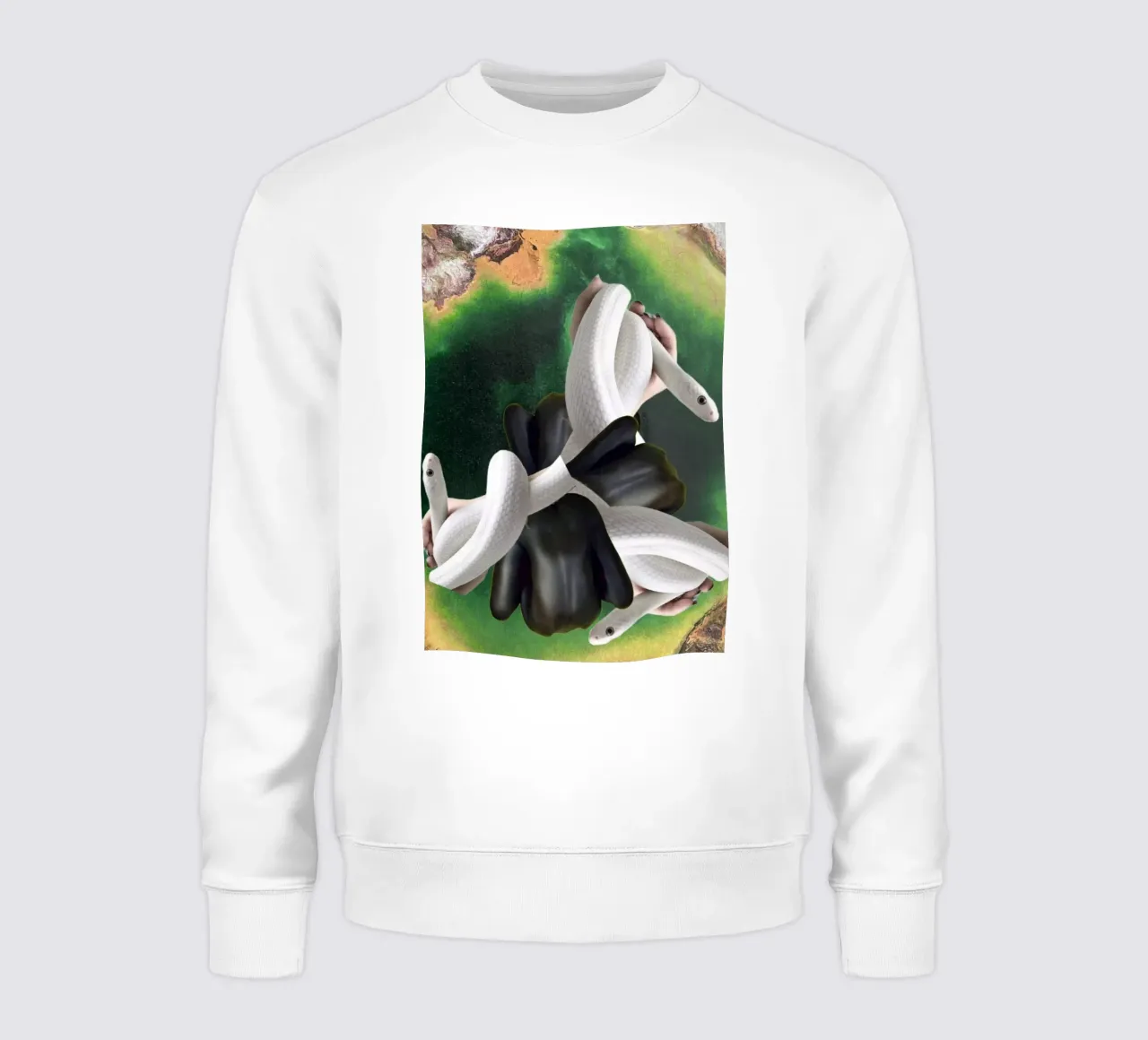 Serpiente sudadera de dekonstruktiv