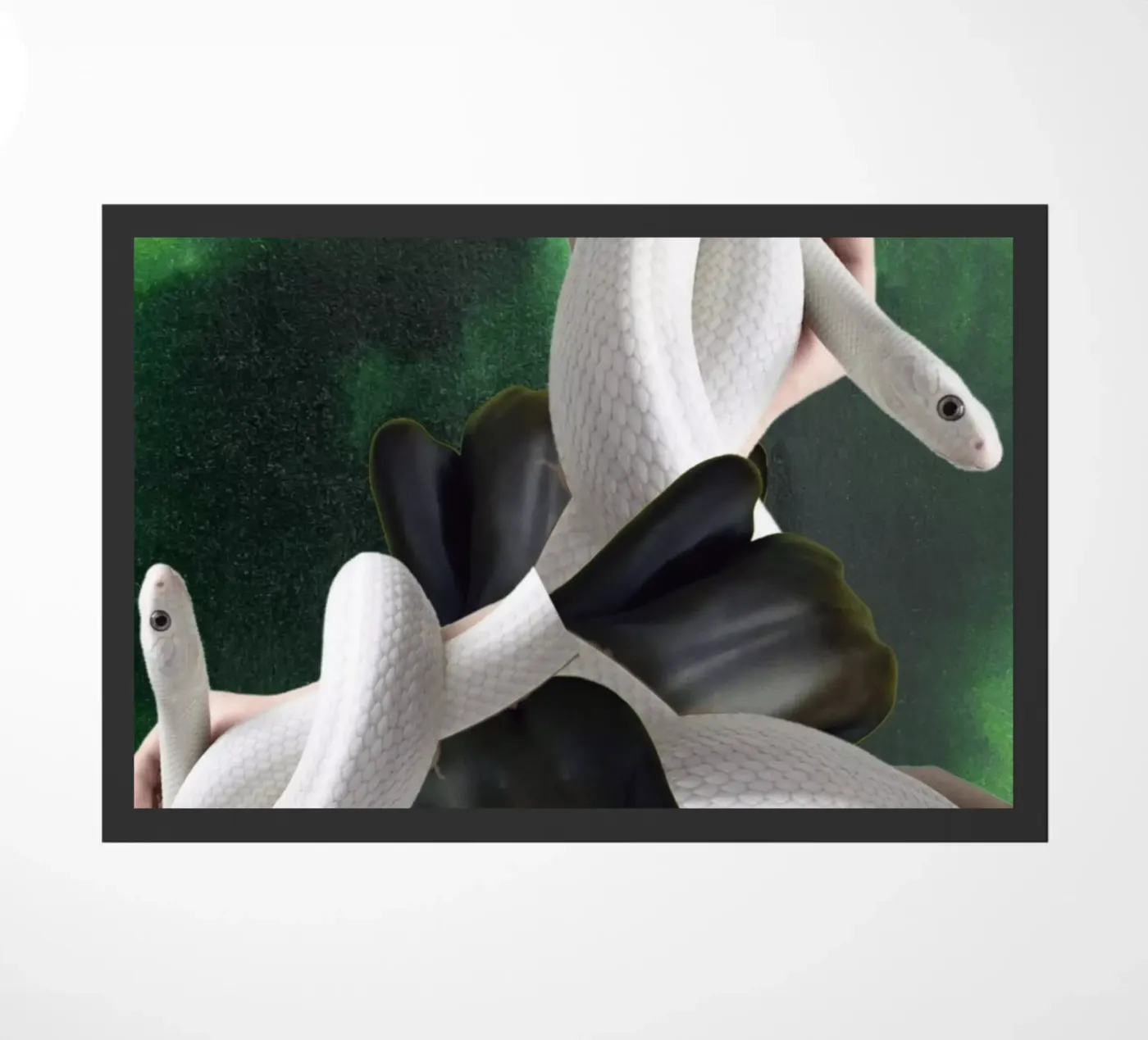 Serpent paillasson de dekonstruktiv