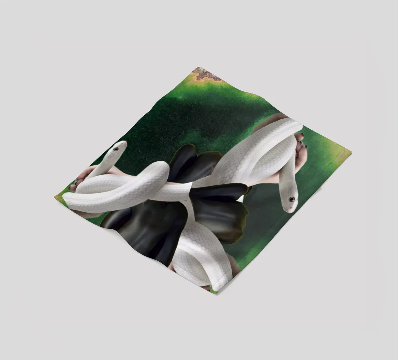 Schlange Fleecedecke von dekonstruktiv