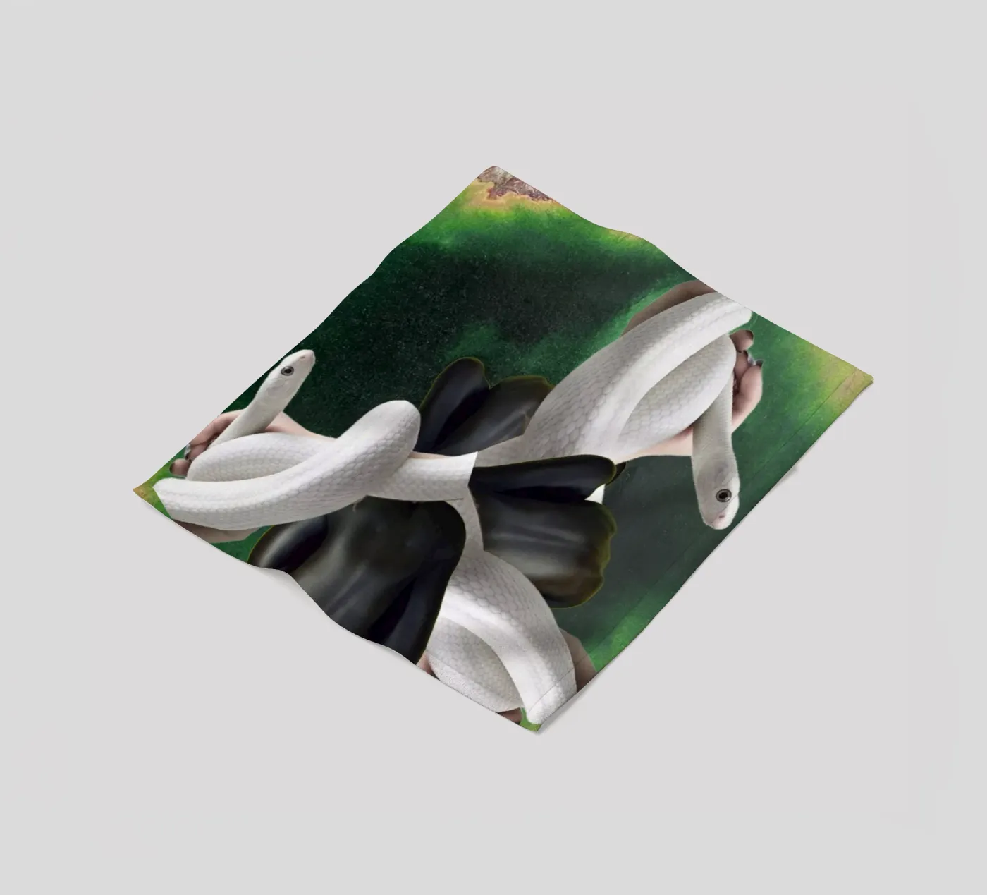 Schlange Fleecedecke von dekonstruktiv