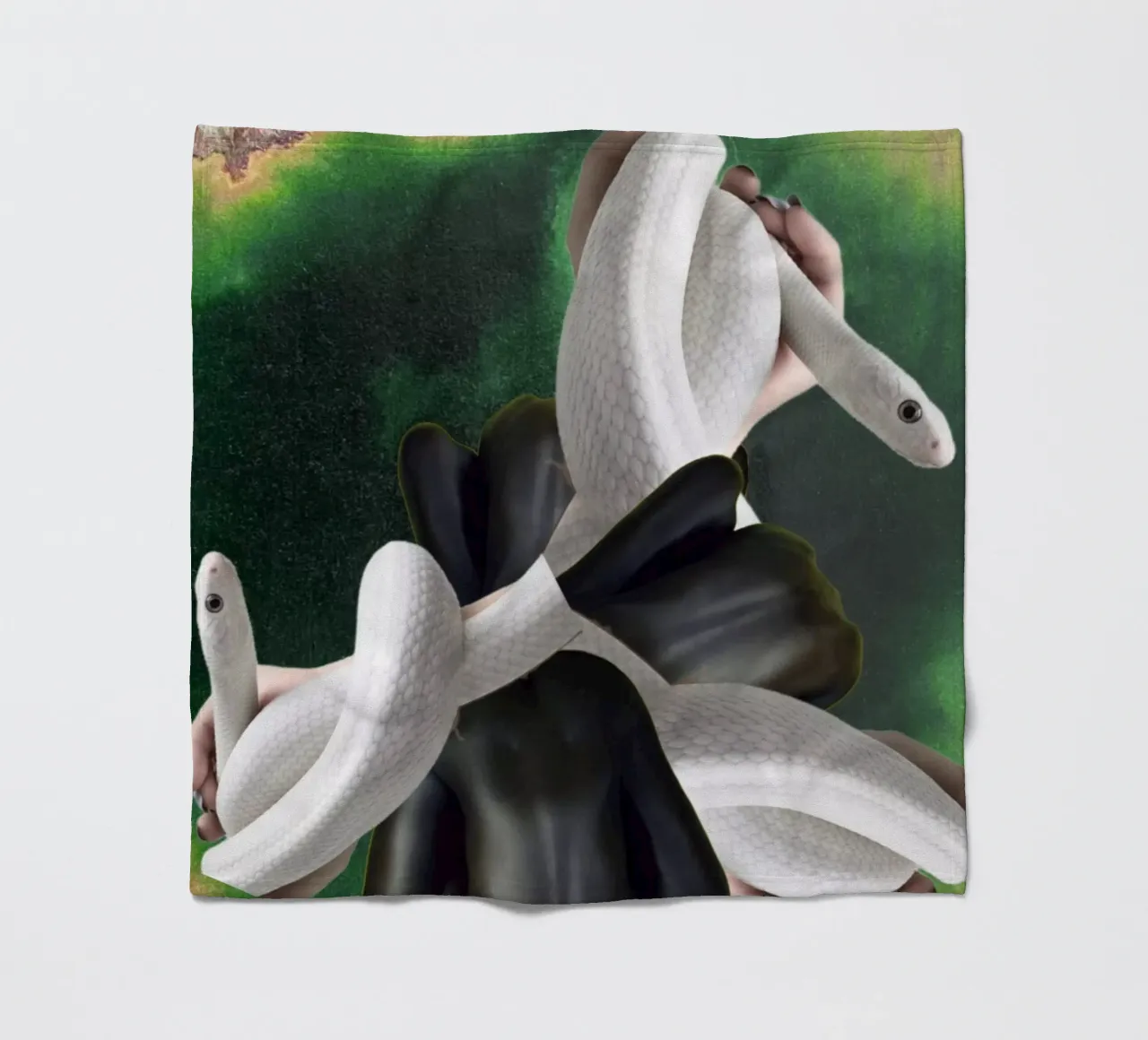 Schlange Fleecedecke von dekonstruktiv