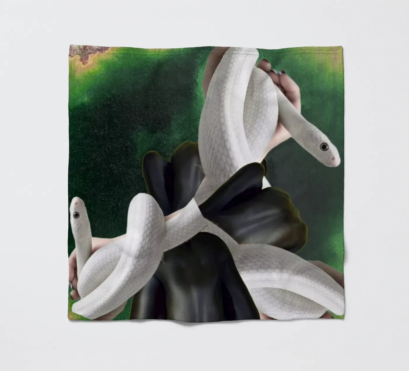 Schlange Fleecedecke von dekonstruktiv