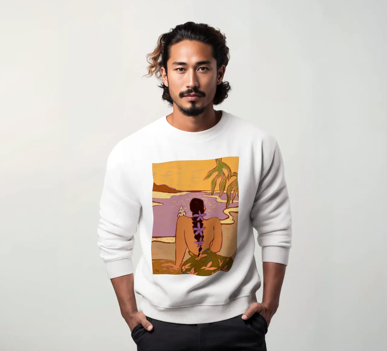 Il mare chiama felpa da Arty Guava